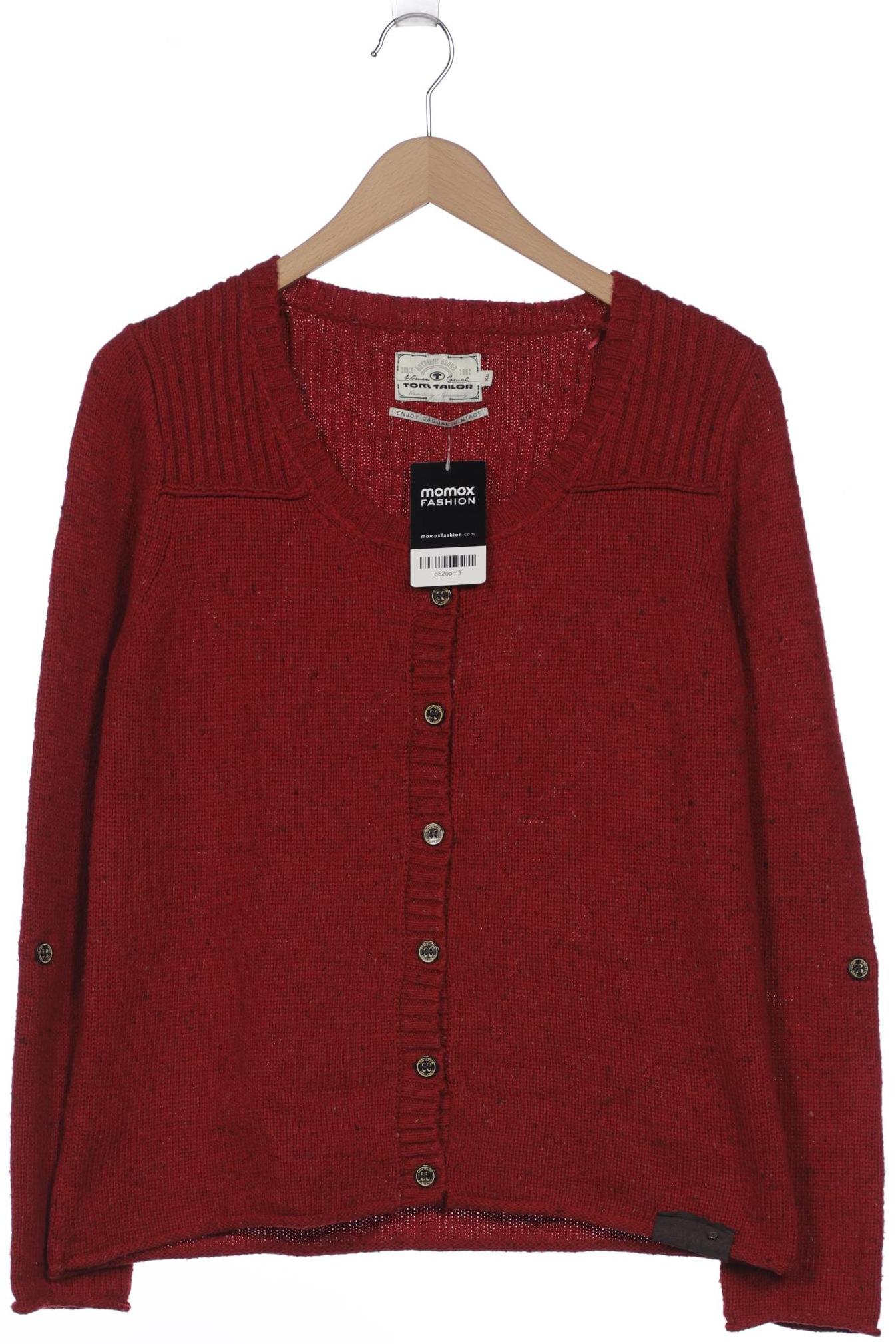 

Tom Tailor Damen Strickjacke, rot, Gr. 44