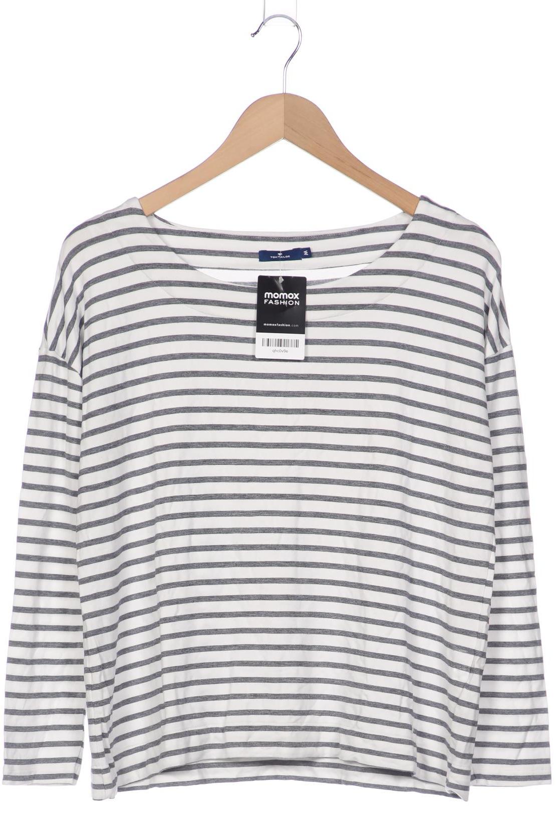 

Tom Tailor Damen Langarmshirt, weiß, Gr. 38