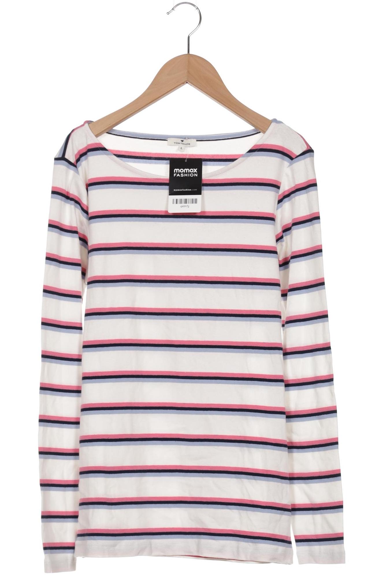 

Tom Tailor Damen Langarmshirt, weiß, Gr. 42