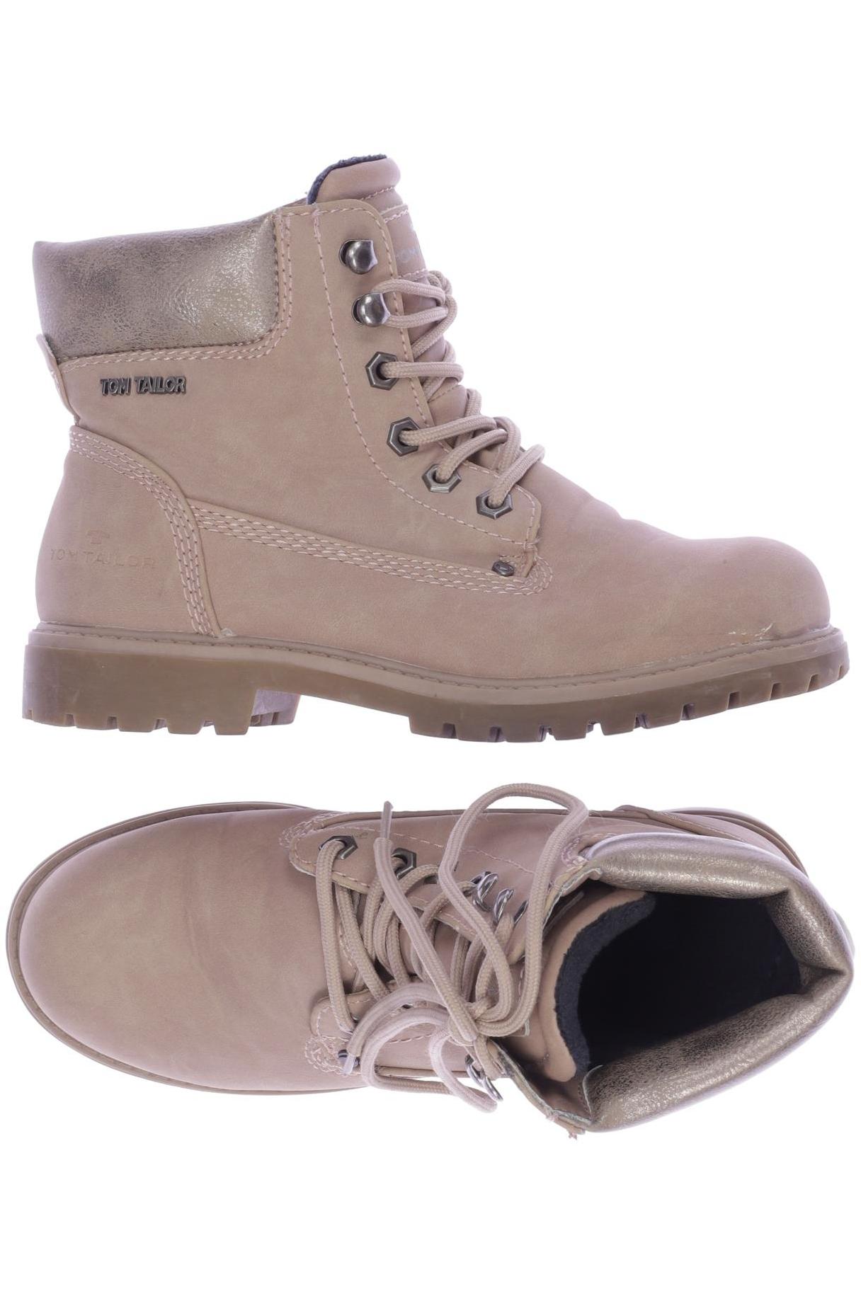 

Tom Tailor Damen Stiefelette, beige, Gr. 36