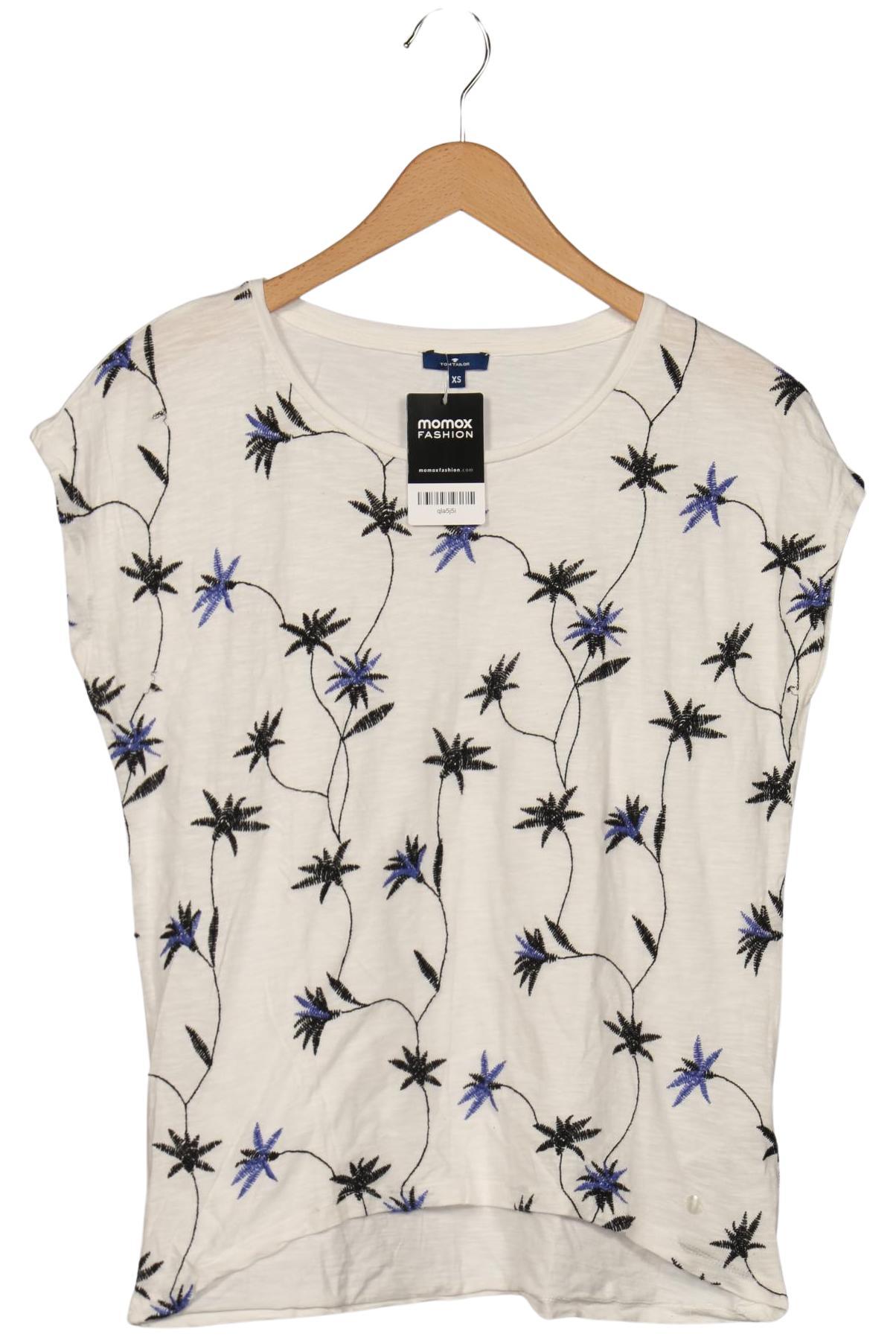 

Tom Tailor Damen T-Shirt, weiß, Gr. 34
