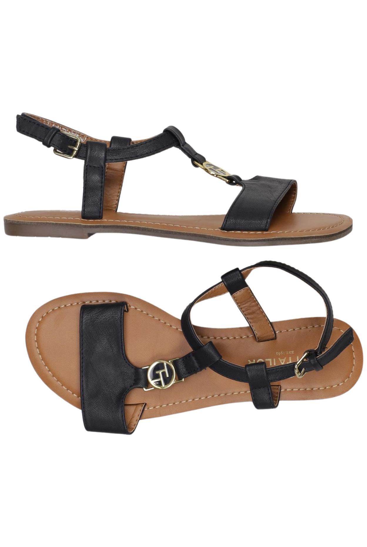 

Tom Tailor Damen Sandale, schwarz, Gr. 37