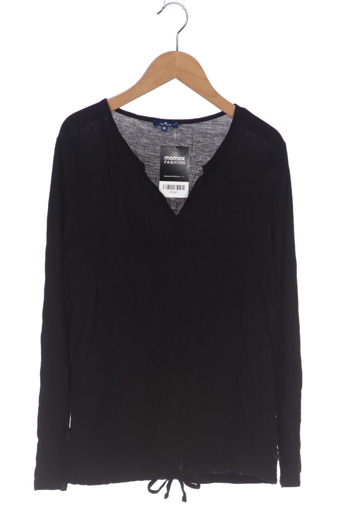 

Tom Tailor Damen Langarmshirt, schwarz, Gr. 38