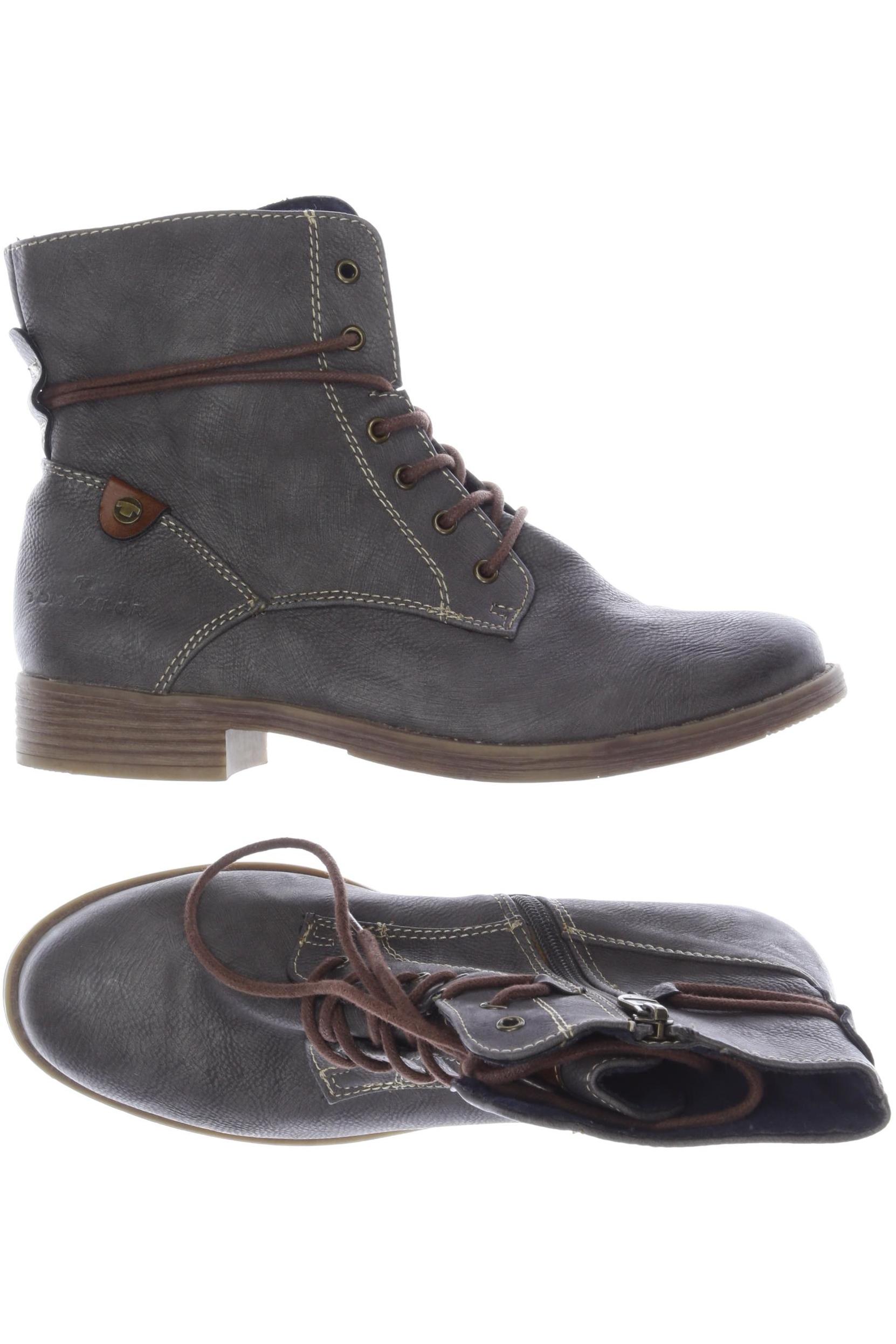 

Tom Tailor Damen Stiefelette, grau, Gr. 38