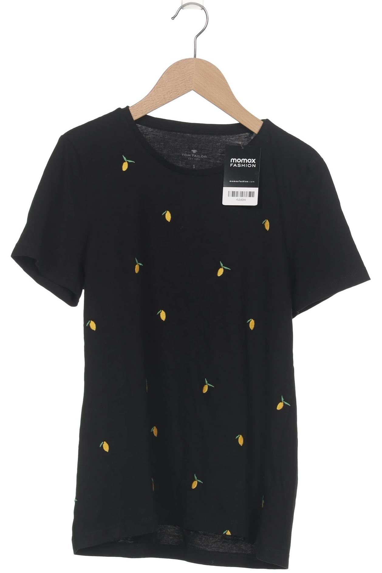 

Tom Tailor Damen T-Shirt, schwarz, Gr. 36