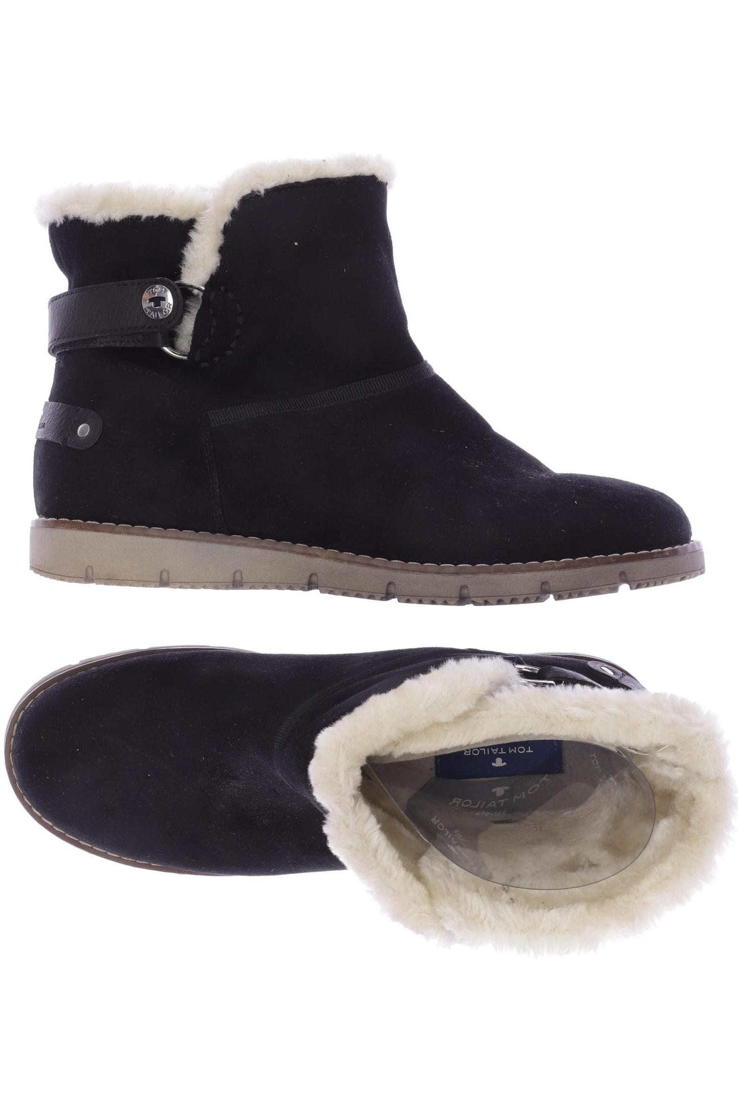 

Tom Tailor Damen Stiefelette, schwarz