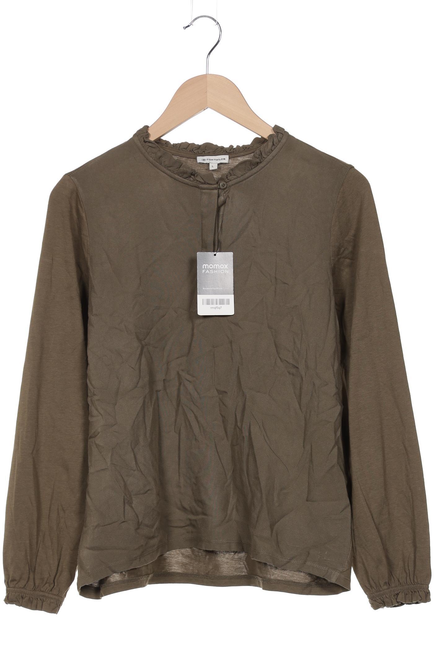 

Tom Tailor Damen Langarmshirt, grün, Gr. 42