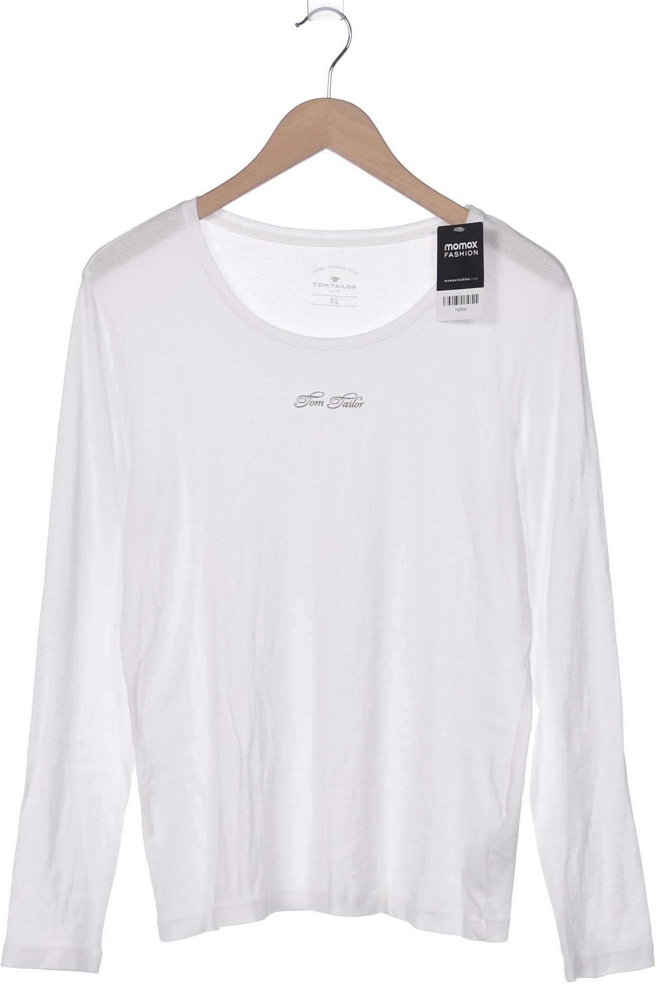 

Tom Tailor Damen Langarmshirt, weiß, Gr. 44