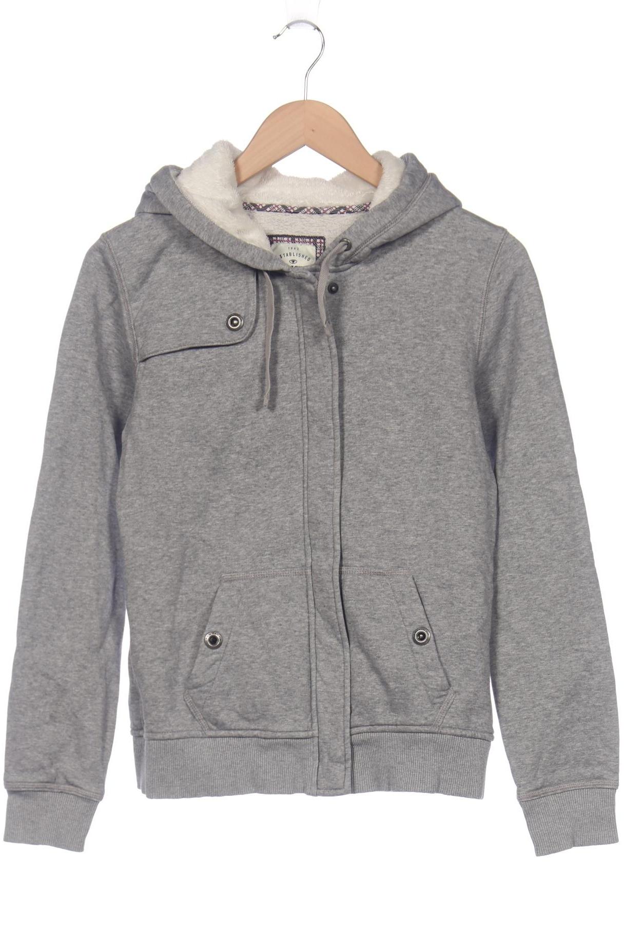 

Tom Tailor Damen Kapuzenpullover, grau, Gr. 38