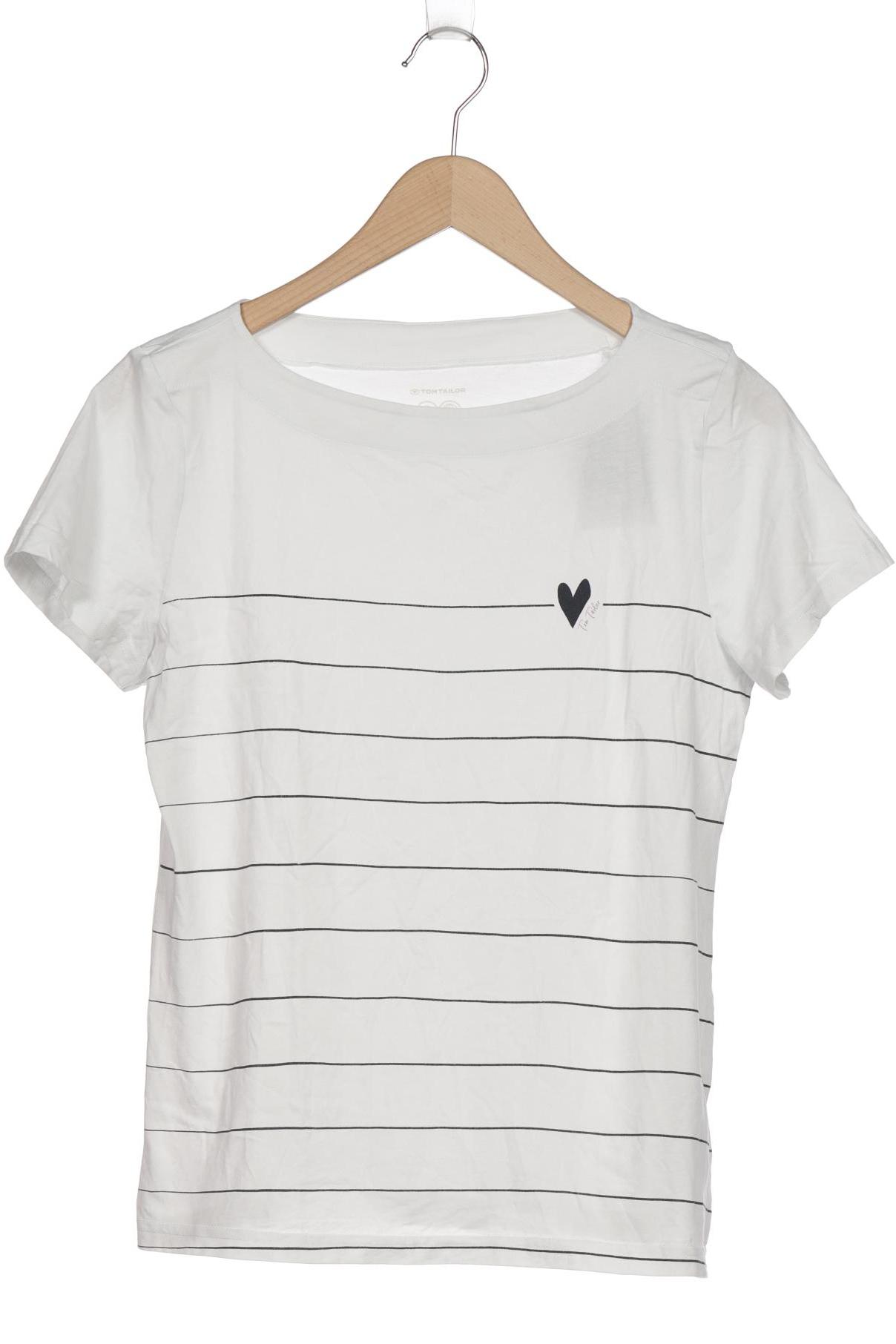 

Tom Tailor Damen T-Shirt, weiß, Gr. 38