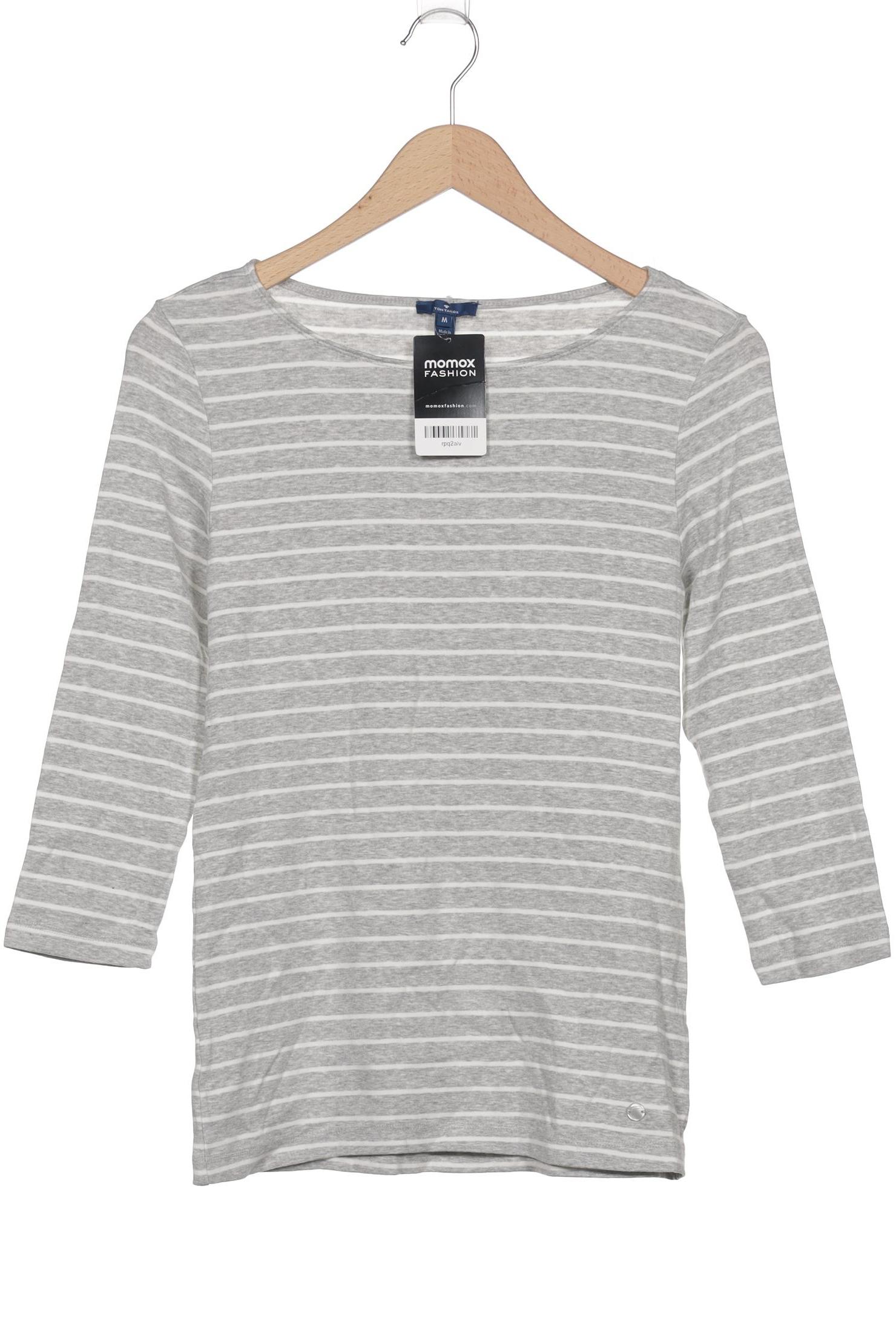 

Tom Tailor Damen Langarmshirt, grau, Gr. 38