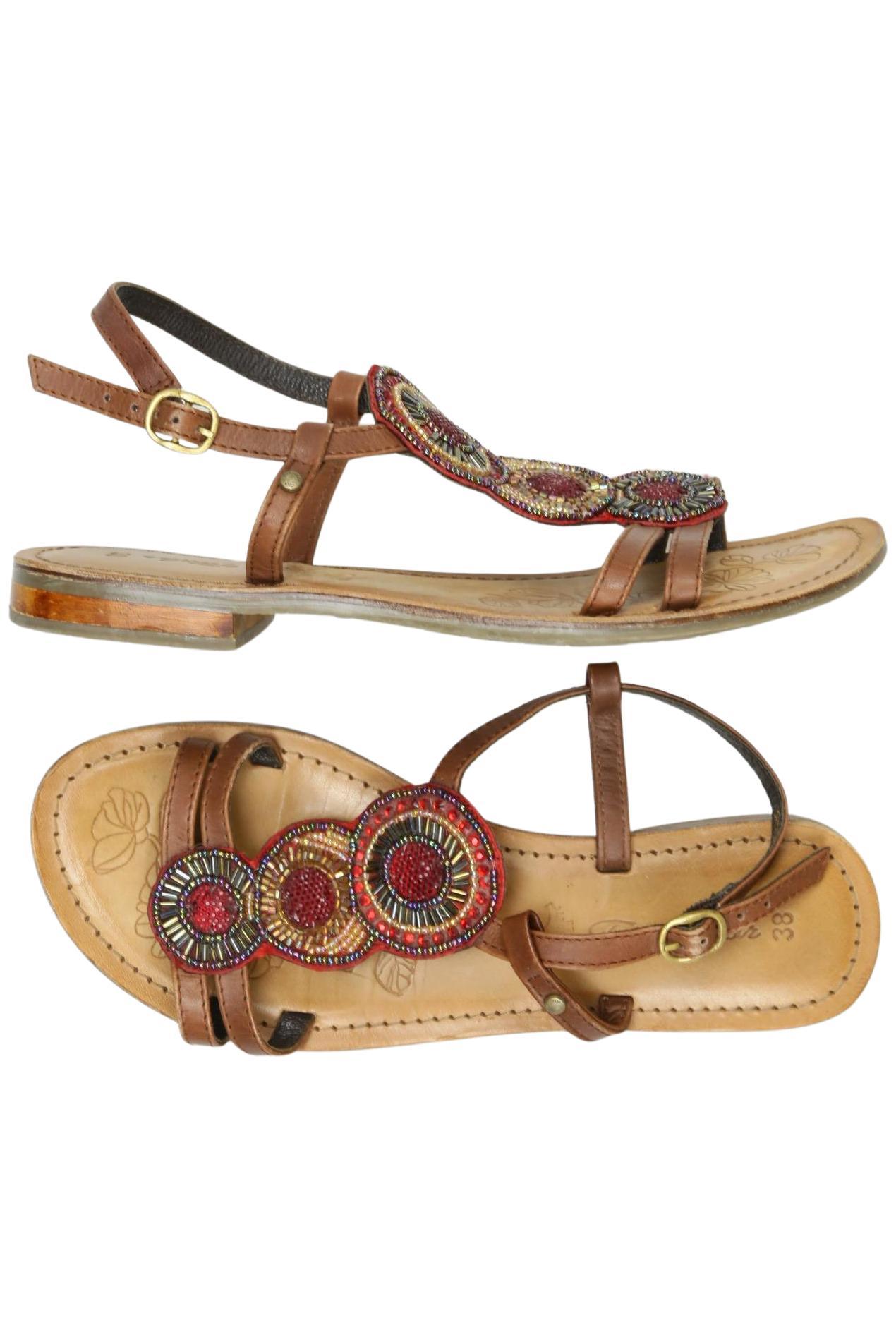 

Tom Tailor Damen Sandale, braun, Gr. 38