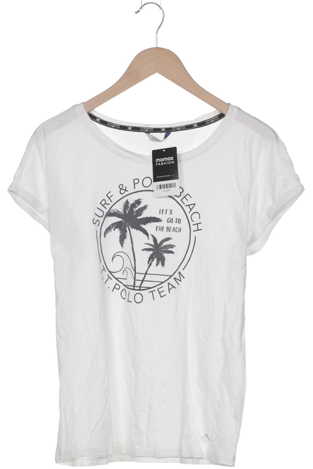 

Tom Tailor Damen T-Shirt, weiß, Gr. 42