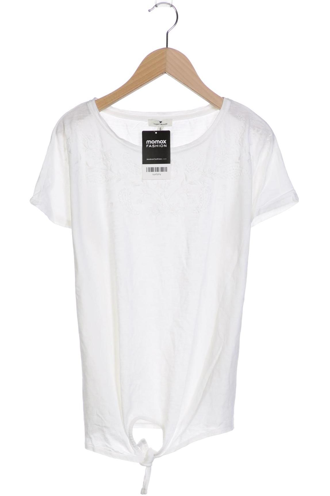 

Tom Tailor Damen T-Shirt, weiß, Gr. 36