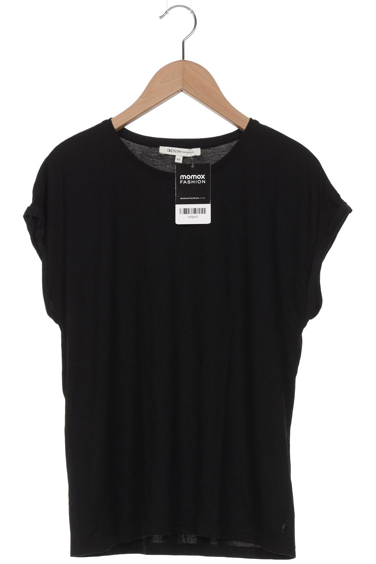 

Tom Tailor Damen T-Shirt, schwarz, Gr. 34