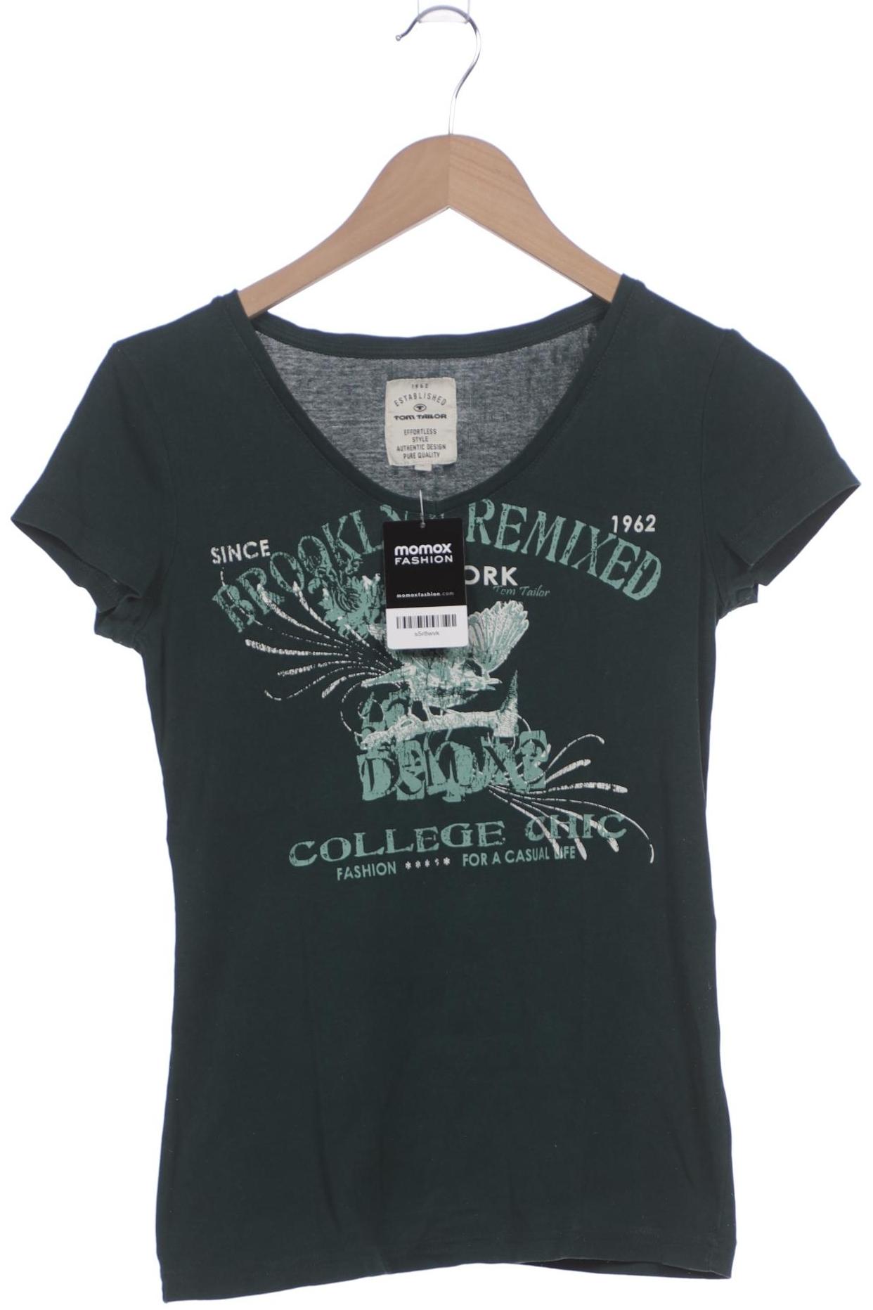 

Tom Tailor Damen T-Shirt, grün, Gr. 36