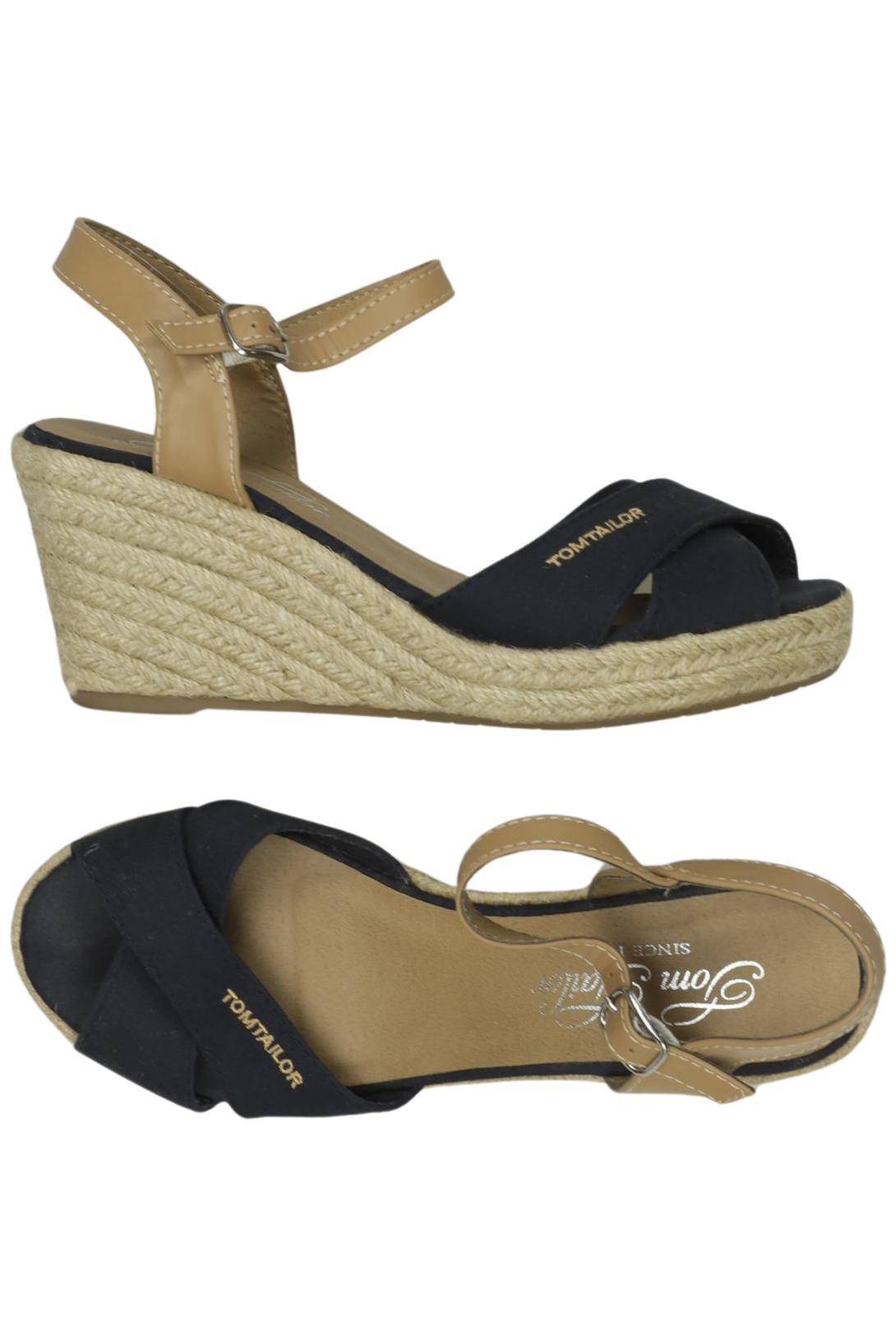 

Tom Tailor Damen Sandale, marineblau, Gr. 37