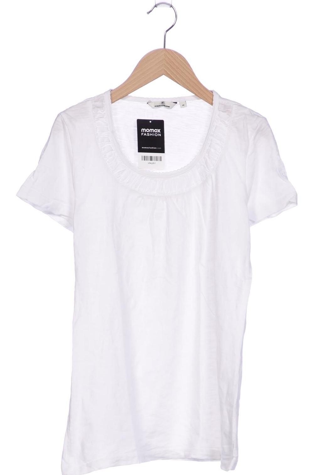 

Tom Tailor Damen T-Shirt, weiß, Gr. 38
