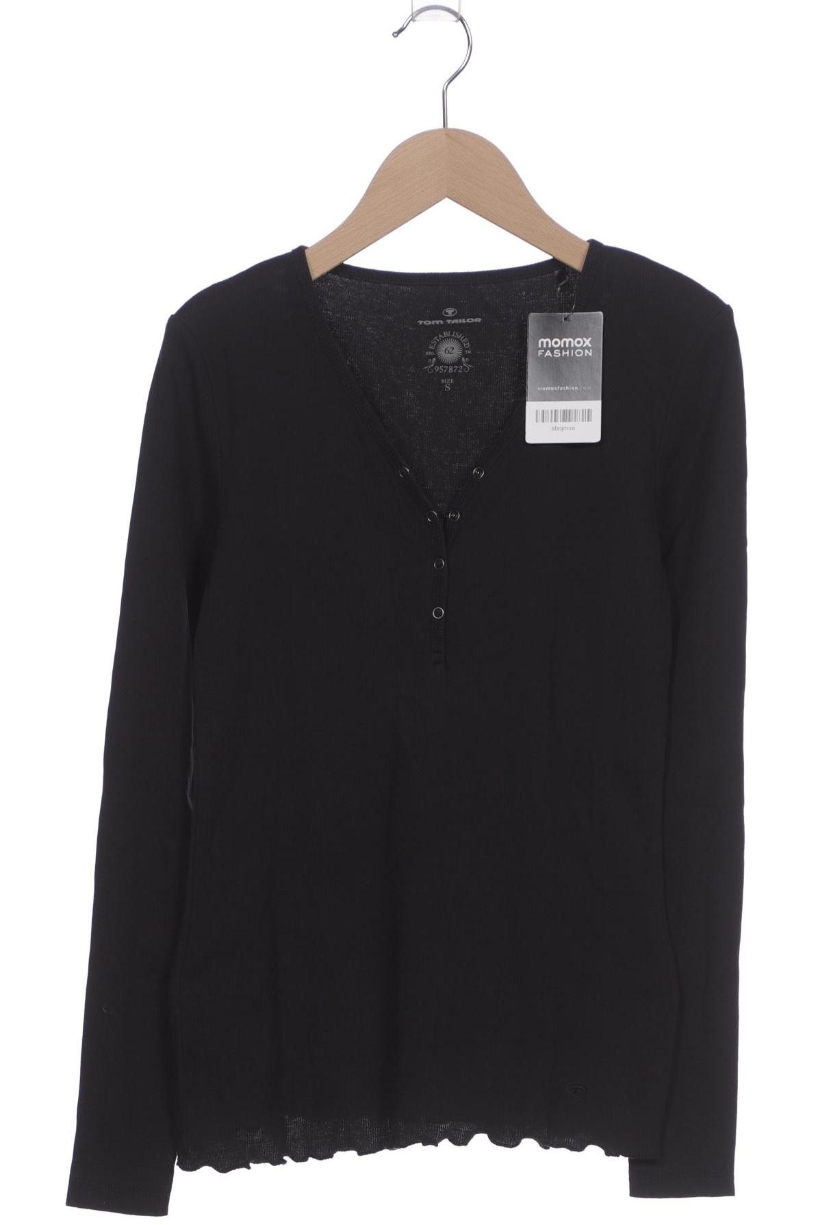 

Tom Tailor Damen Langarmshirt, schwarz, Gr. 36