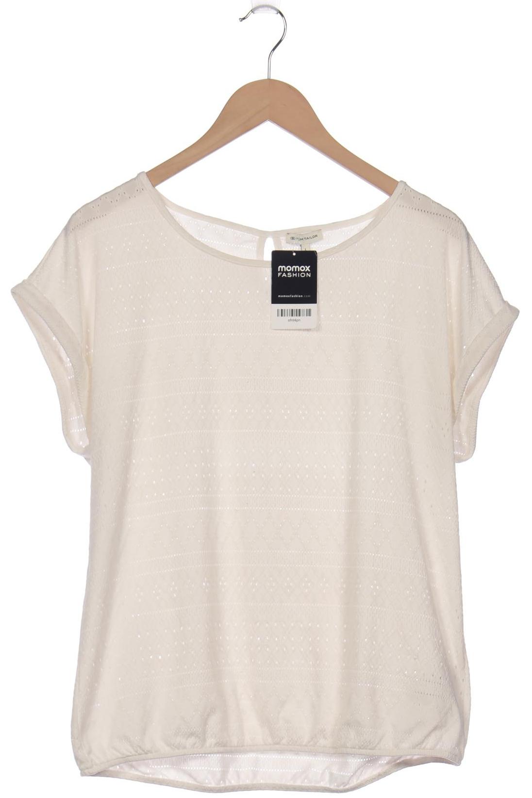 

Tom Tailor Damen T-Shirt, weiß, Gr. 42