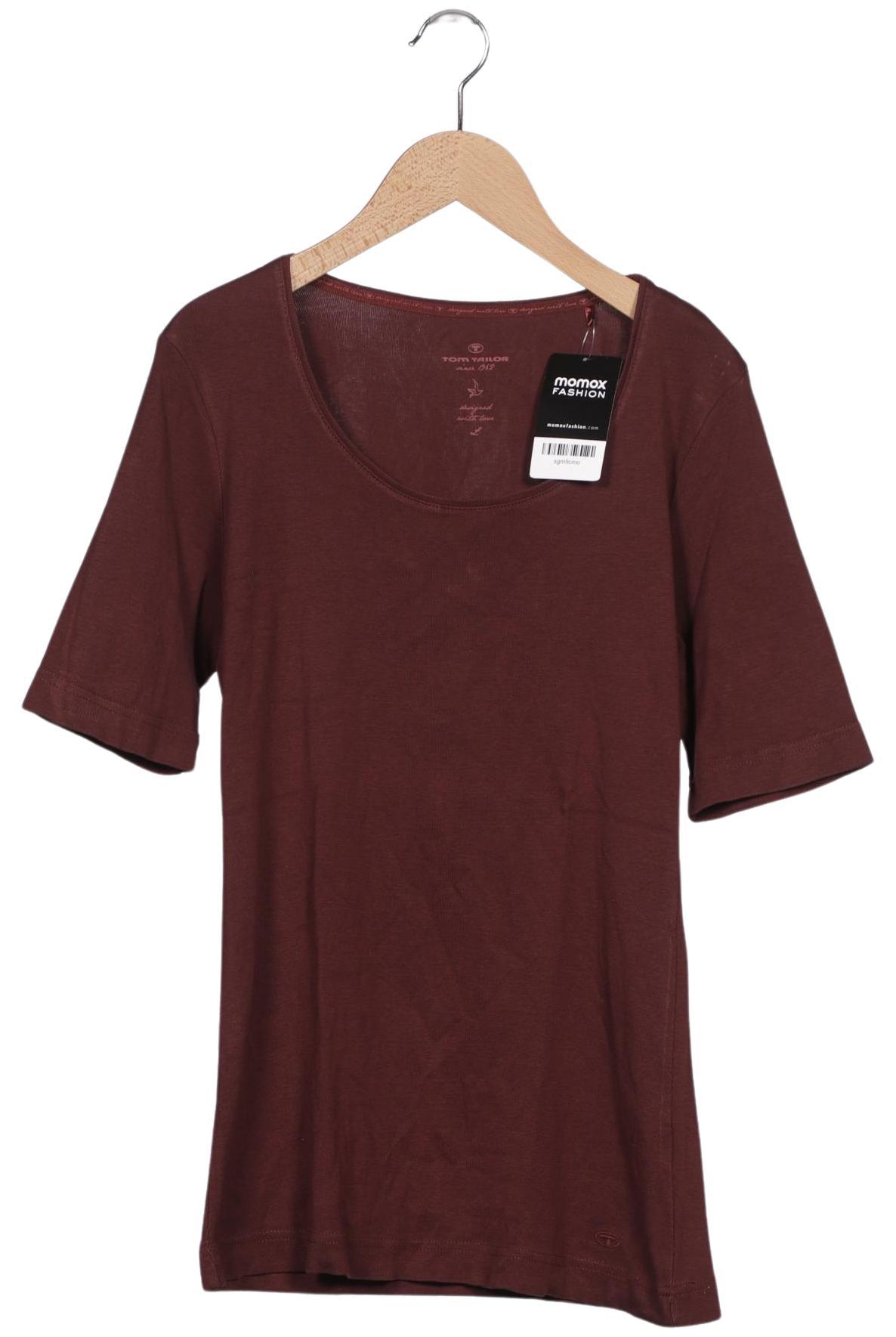 

Tom Tailor Damen T-Shirt, bordeaux, Gr. 42