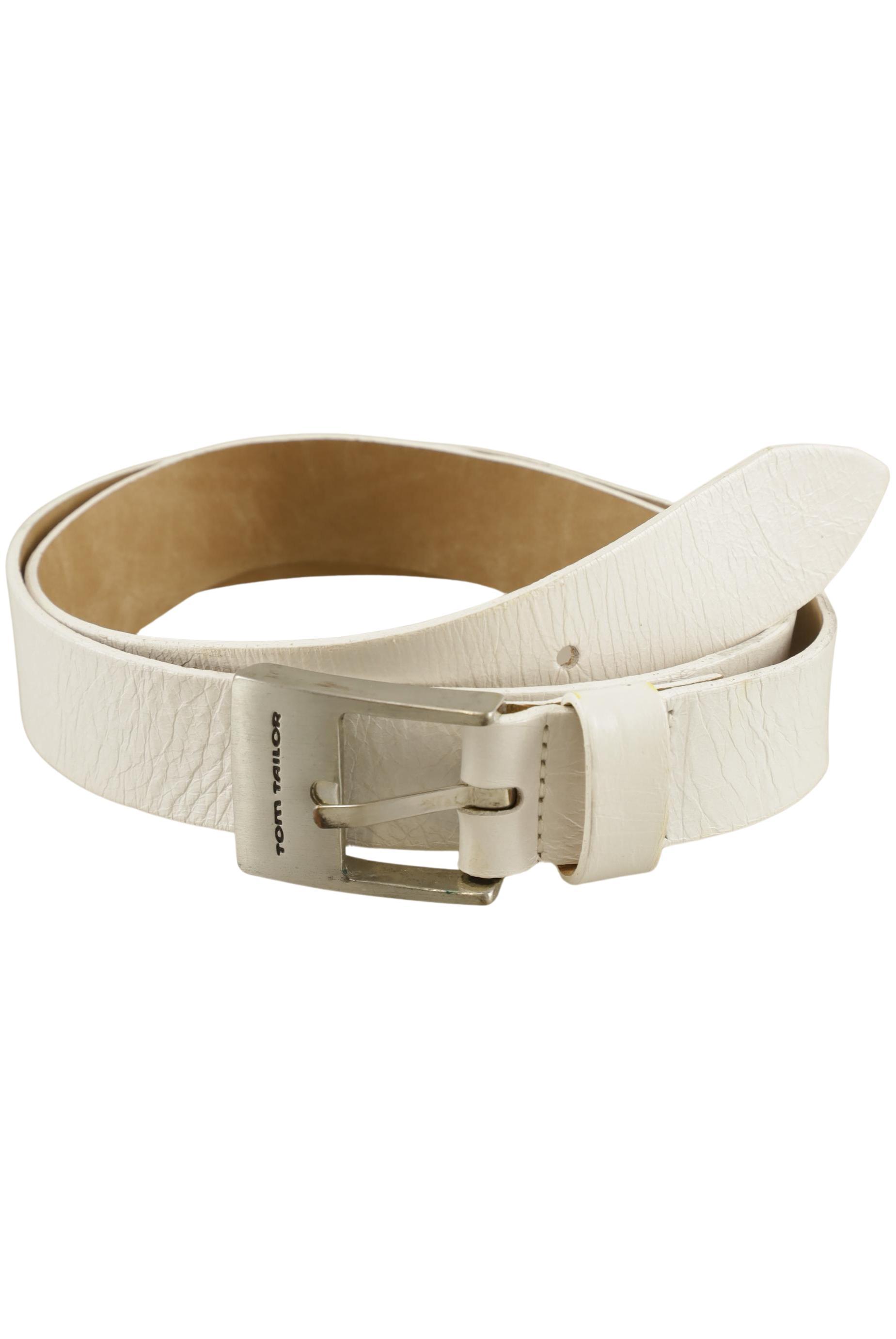 

Tom Tailor Damen Gürtel, cremeweiß, Gr. 80