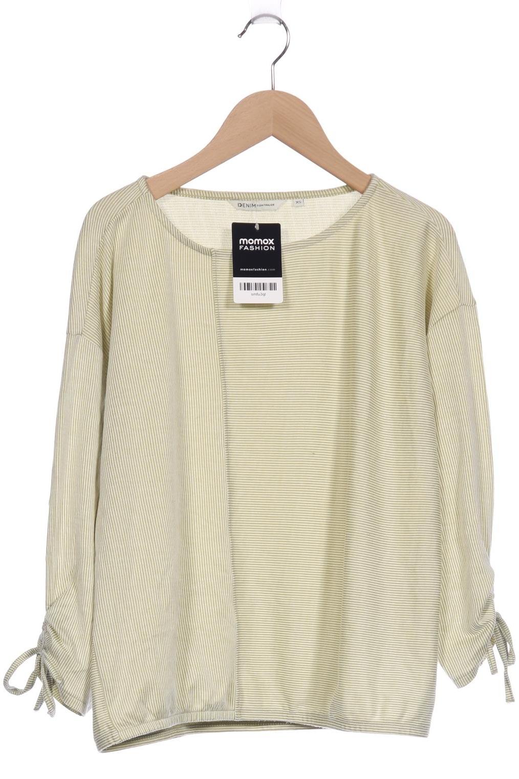 

Tom Tailor Damen Langarmshirt, hellgrün, Gr. 34