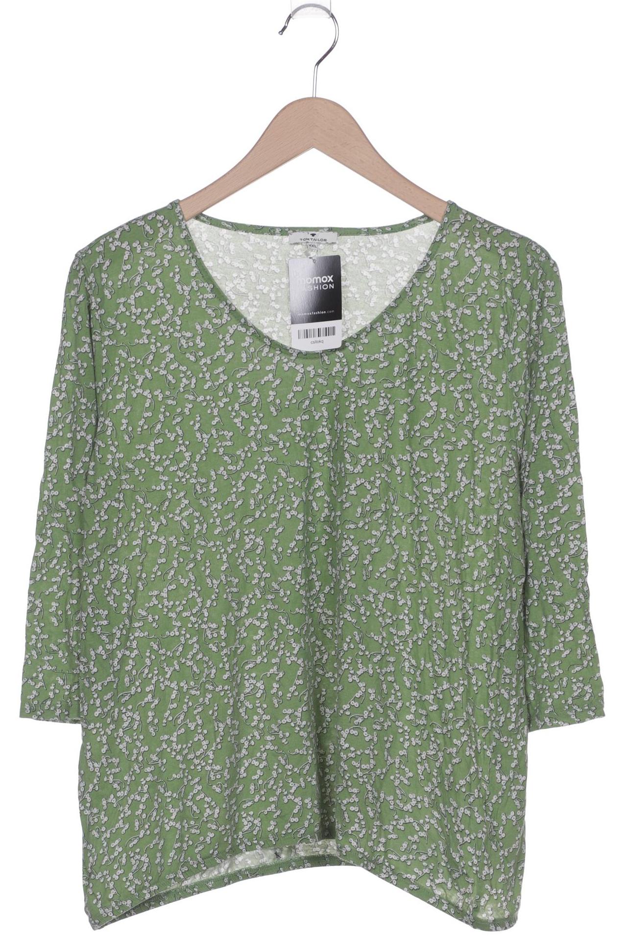 

Tom Tailor Damen Langarmshirt, grün, Gr. 46