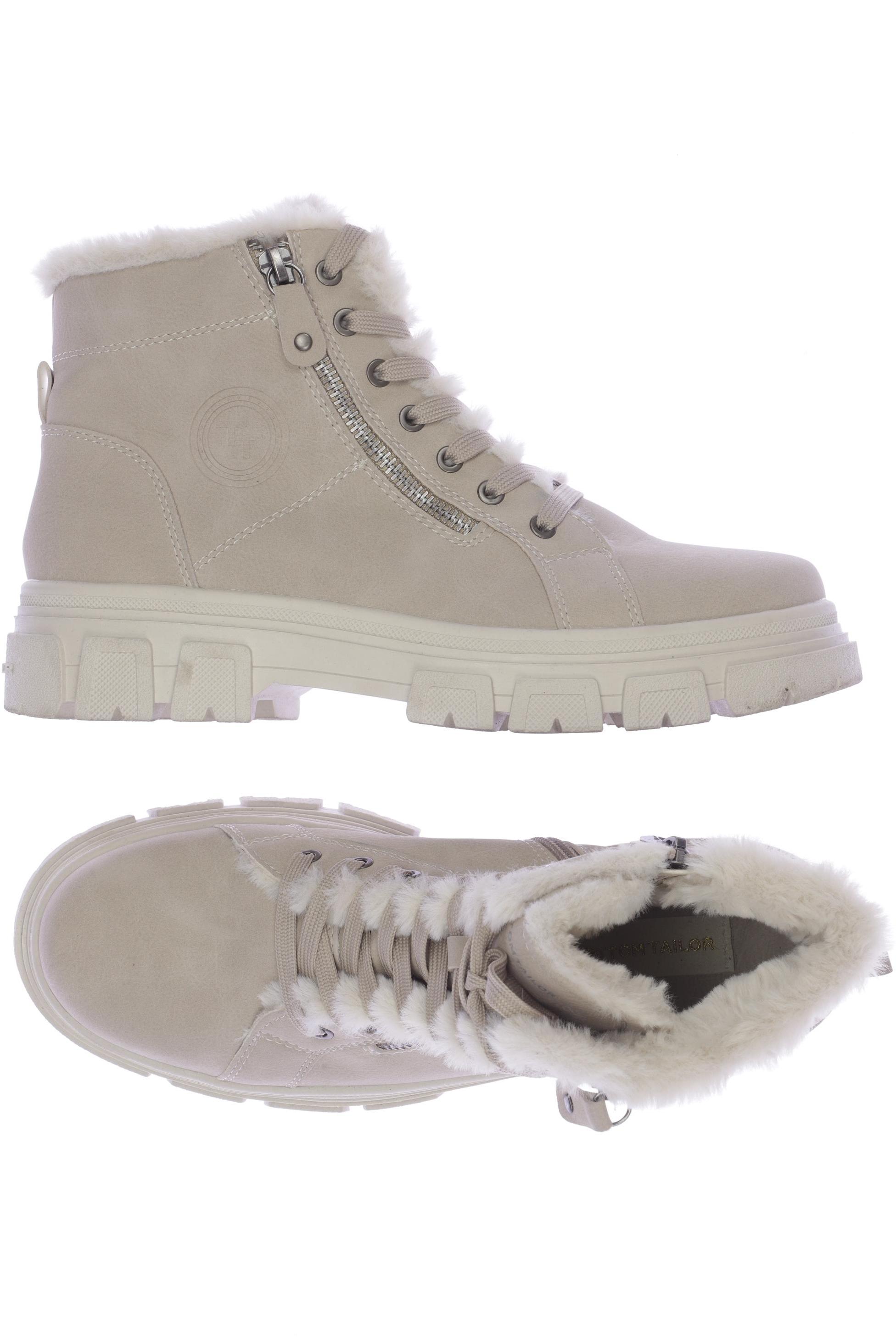 

Tom Tailor Damen Stiefelette, beige, Gr. 40