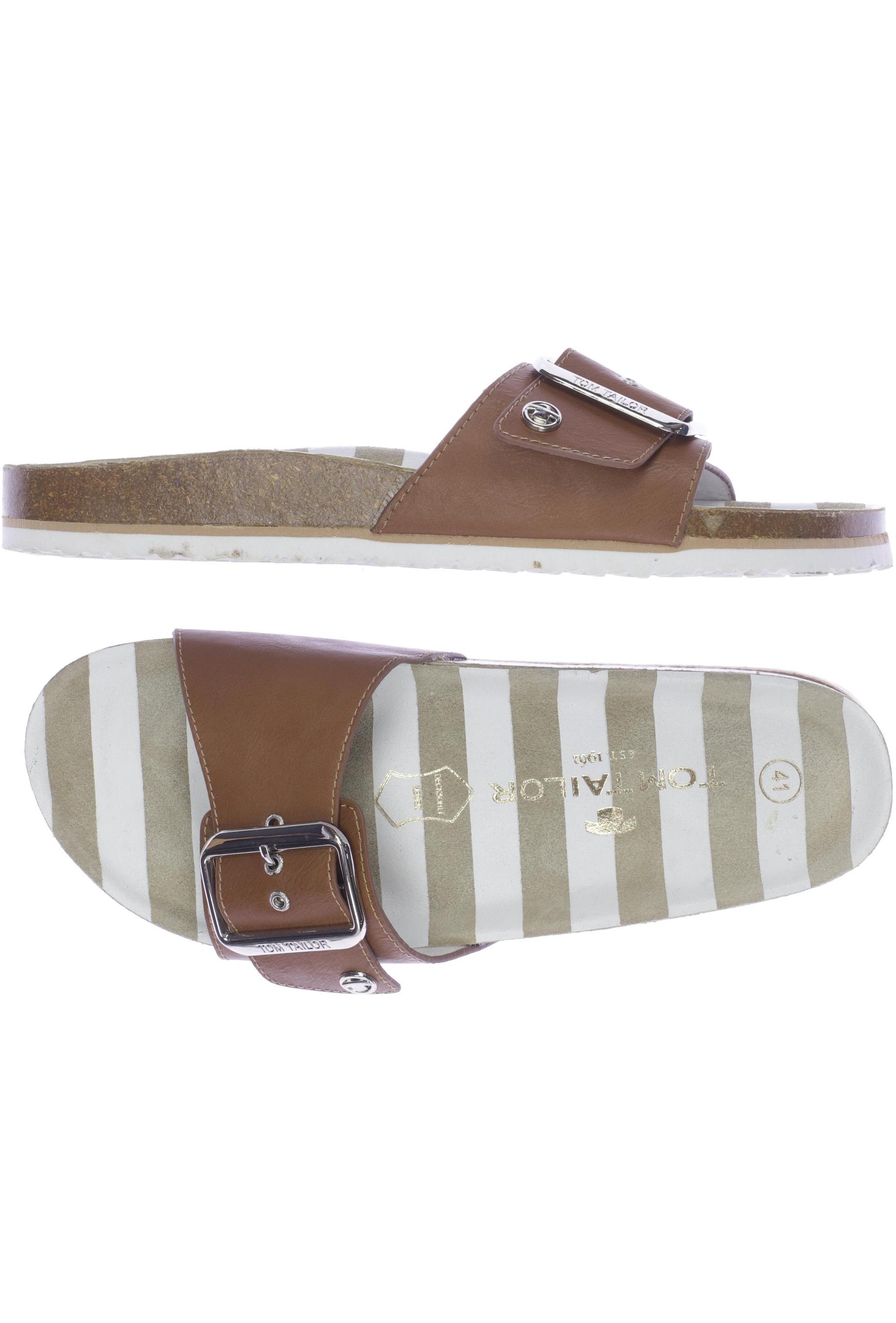 

Tom Tailor Damen Sandale, braun, Gr. 41