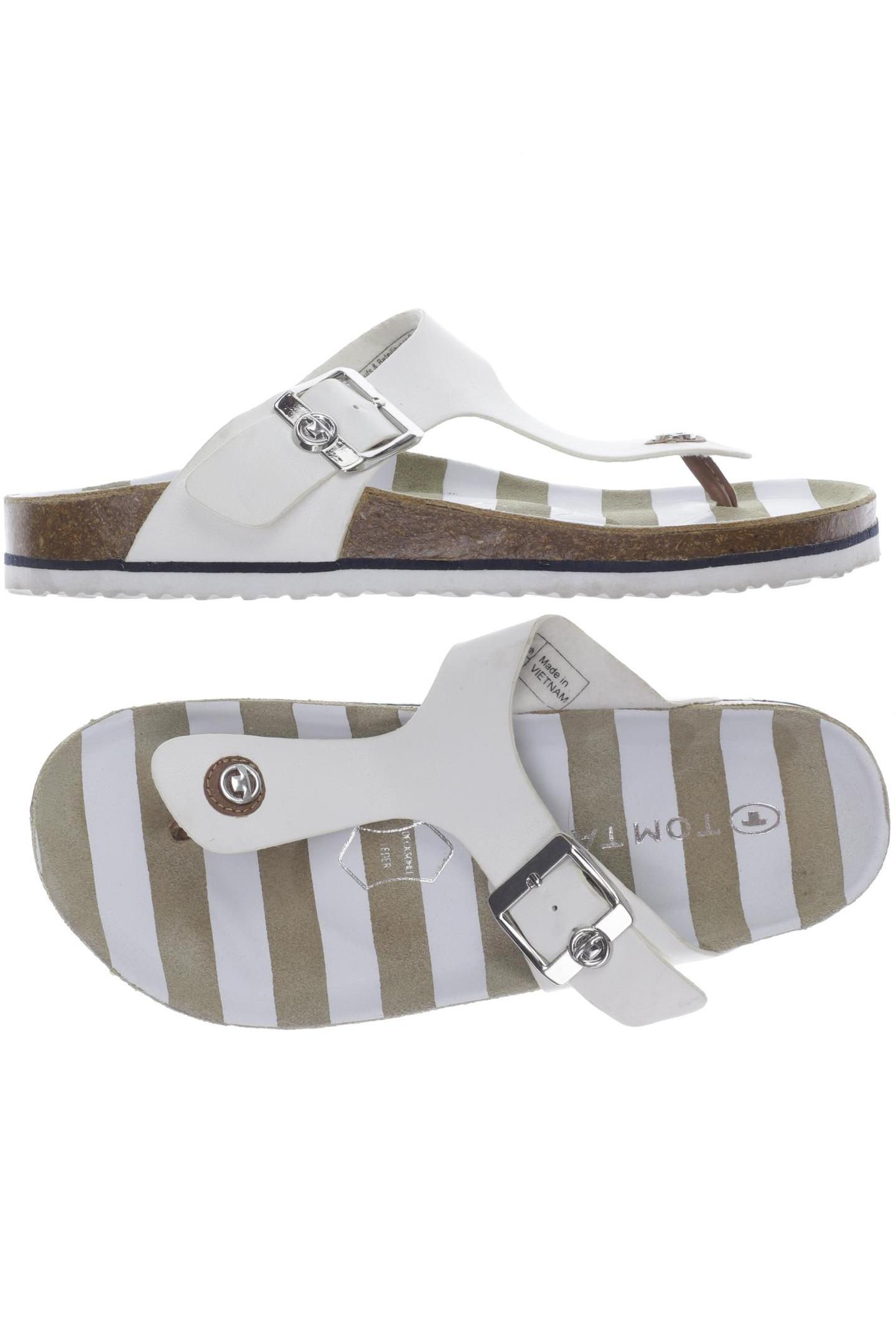 

Tom Tailor Damen Sandale, weiß