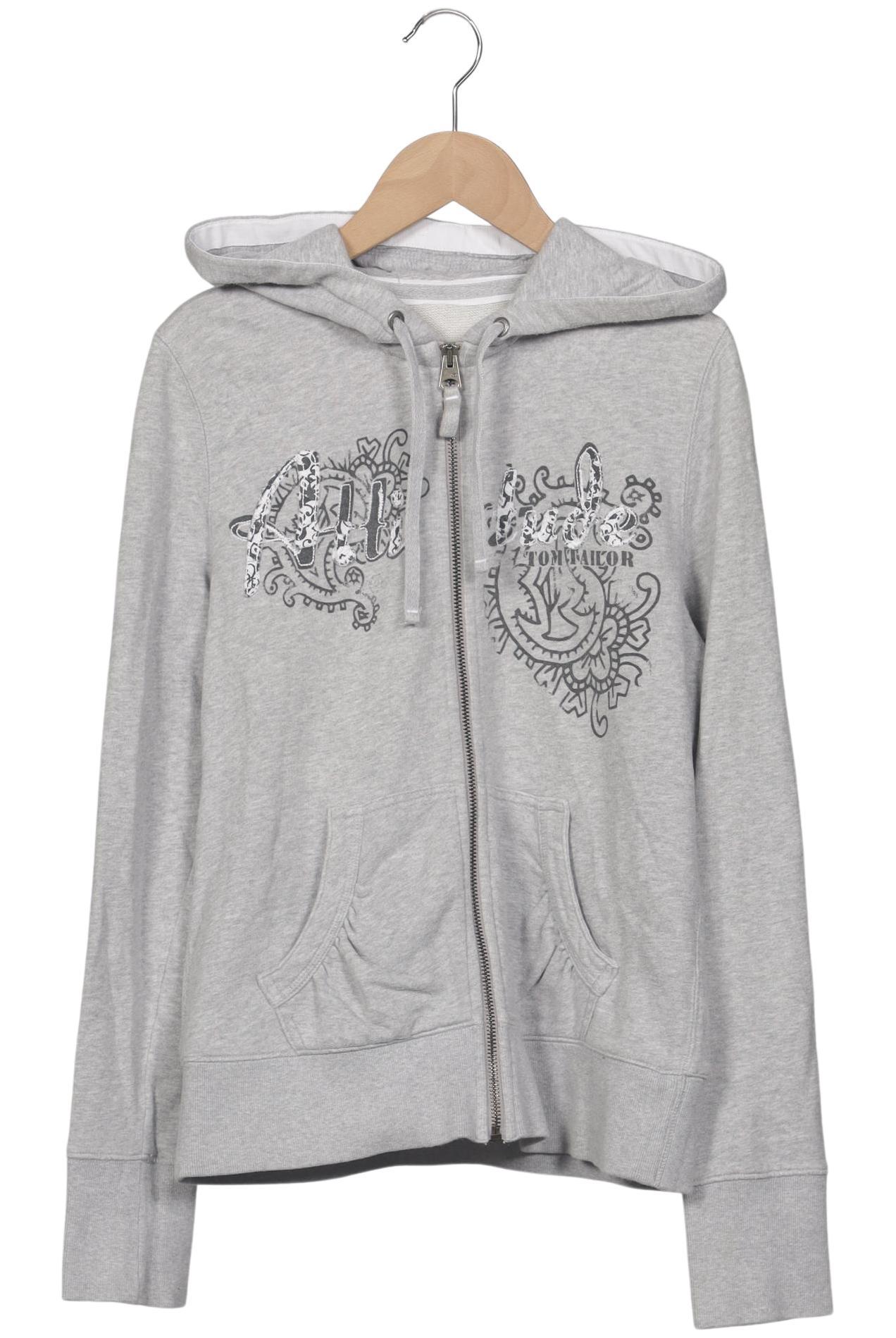 

Tom Tailor Damen Kapuzenpullover, grau, Gr. 38