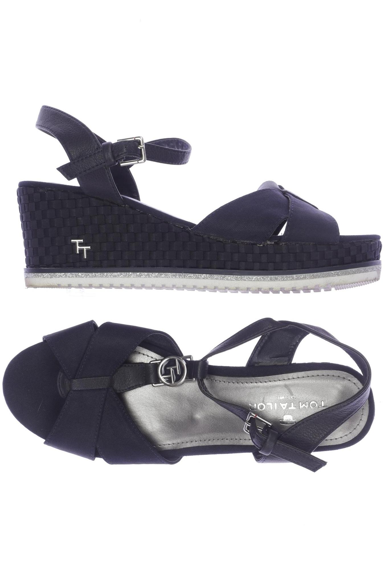 

Tom Tailor Damen Sandale, marineblau, Gr. 39