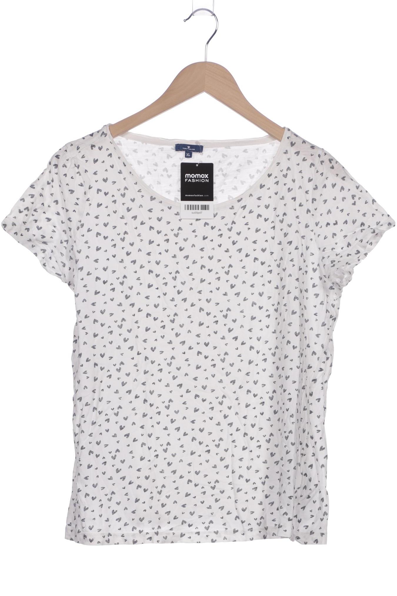 

Tom Tailor Damen T-Shirt, weiß, Gr. 44