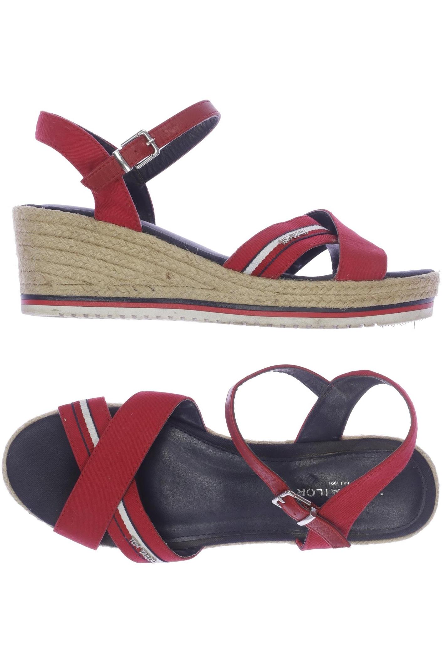 

Tom Tailor Damen Sandale, rot, Gr. 41