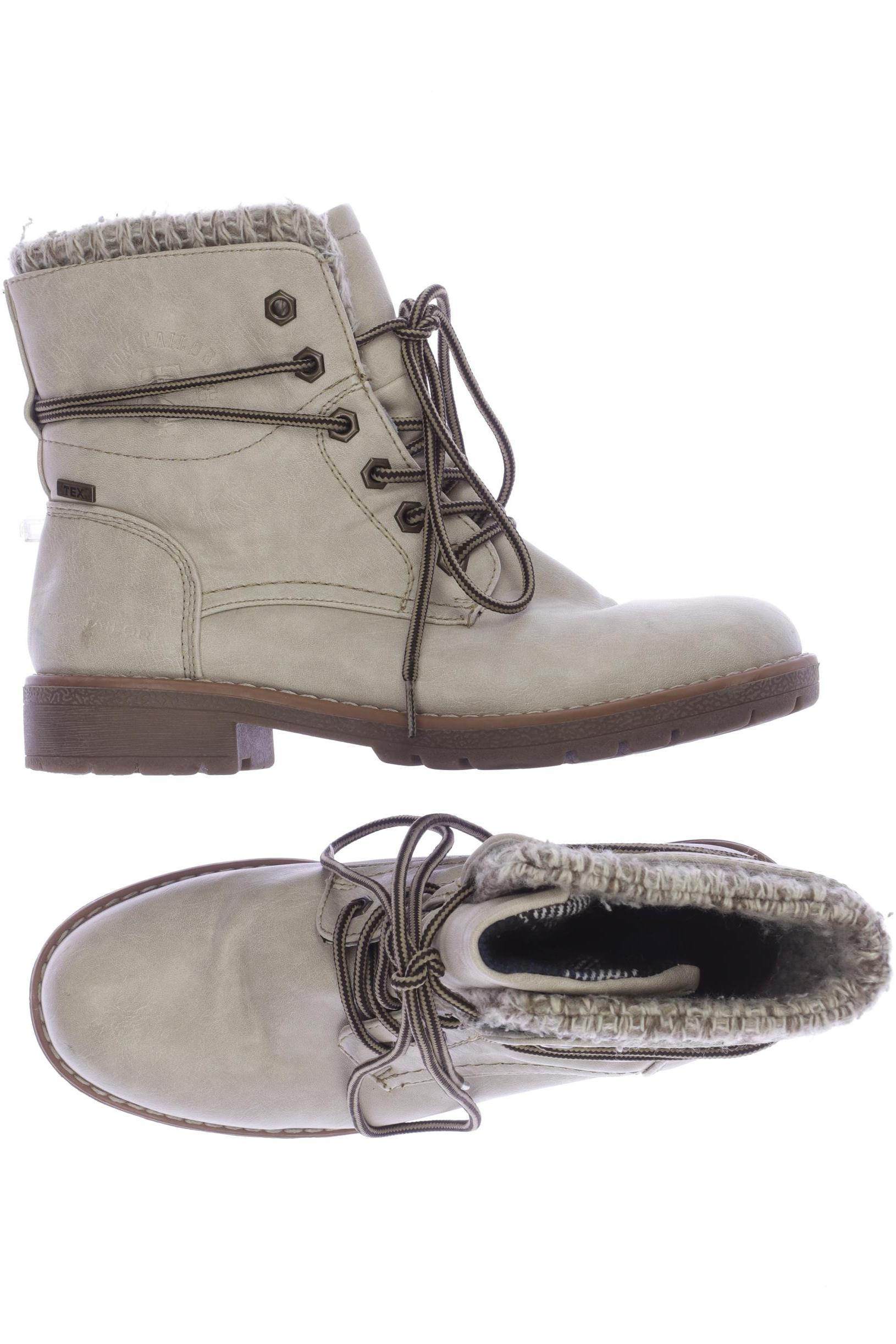 

Tom Tailor Damen Stiefelette, beige