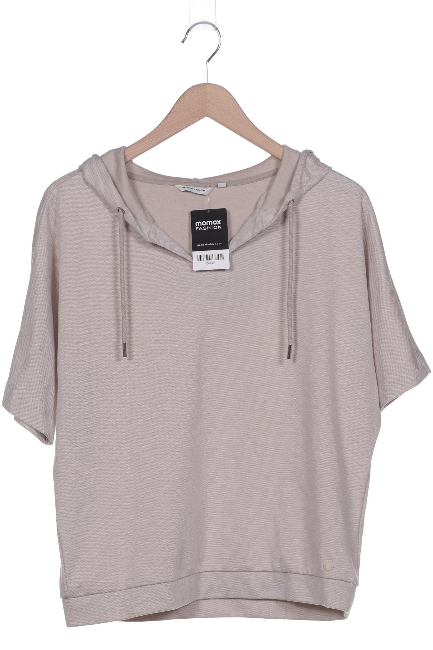 

Tom Tailor Damen Kapuzenpullover, beige, Gr. 42