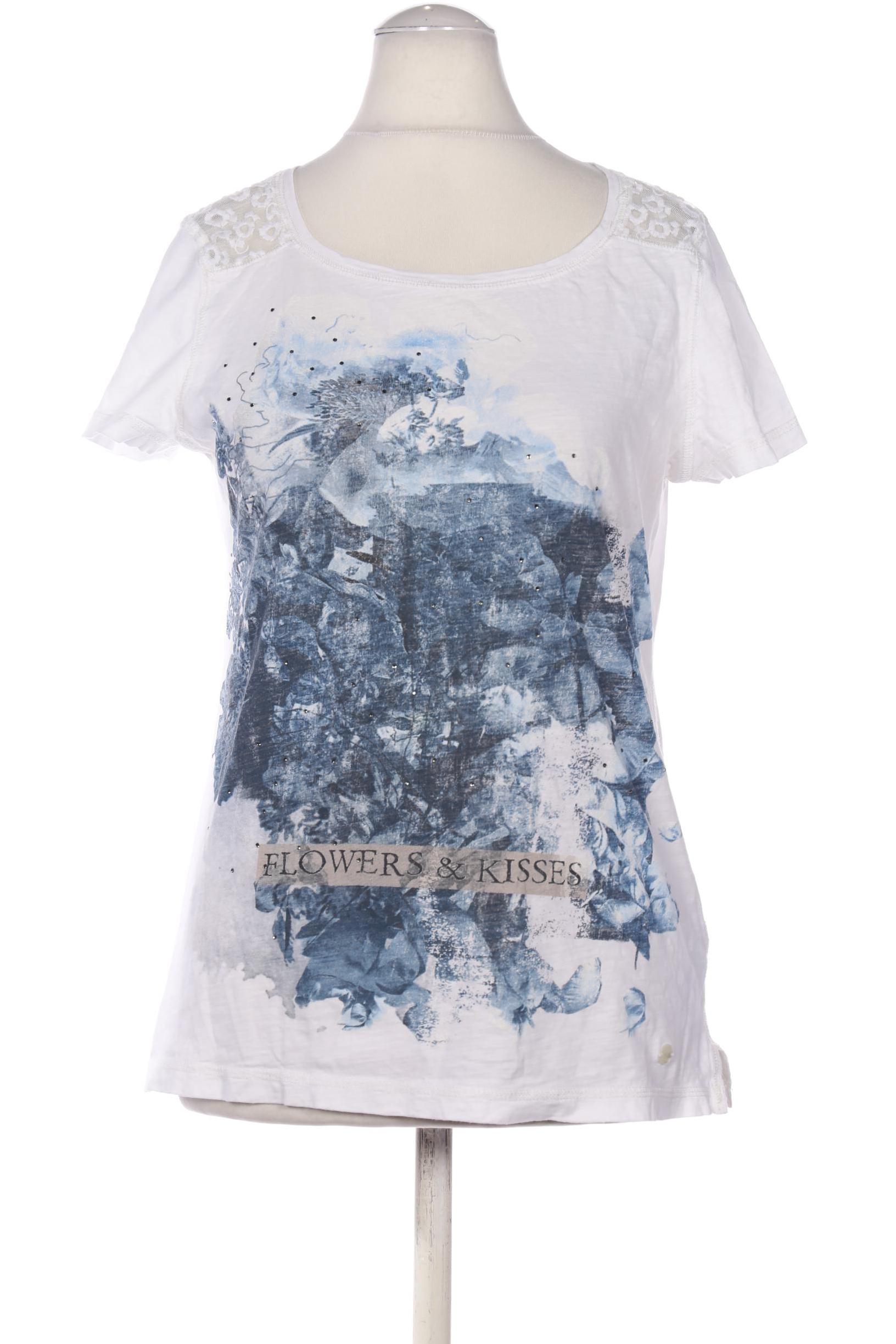 

Tom Tailor Damen T-Shirt, weiß, Gr. 38