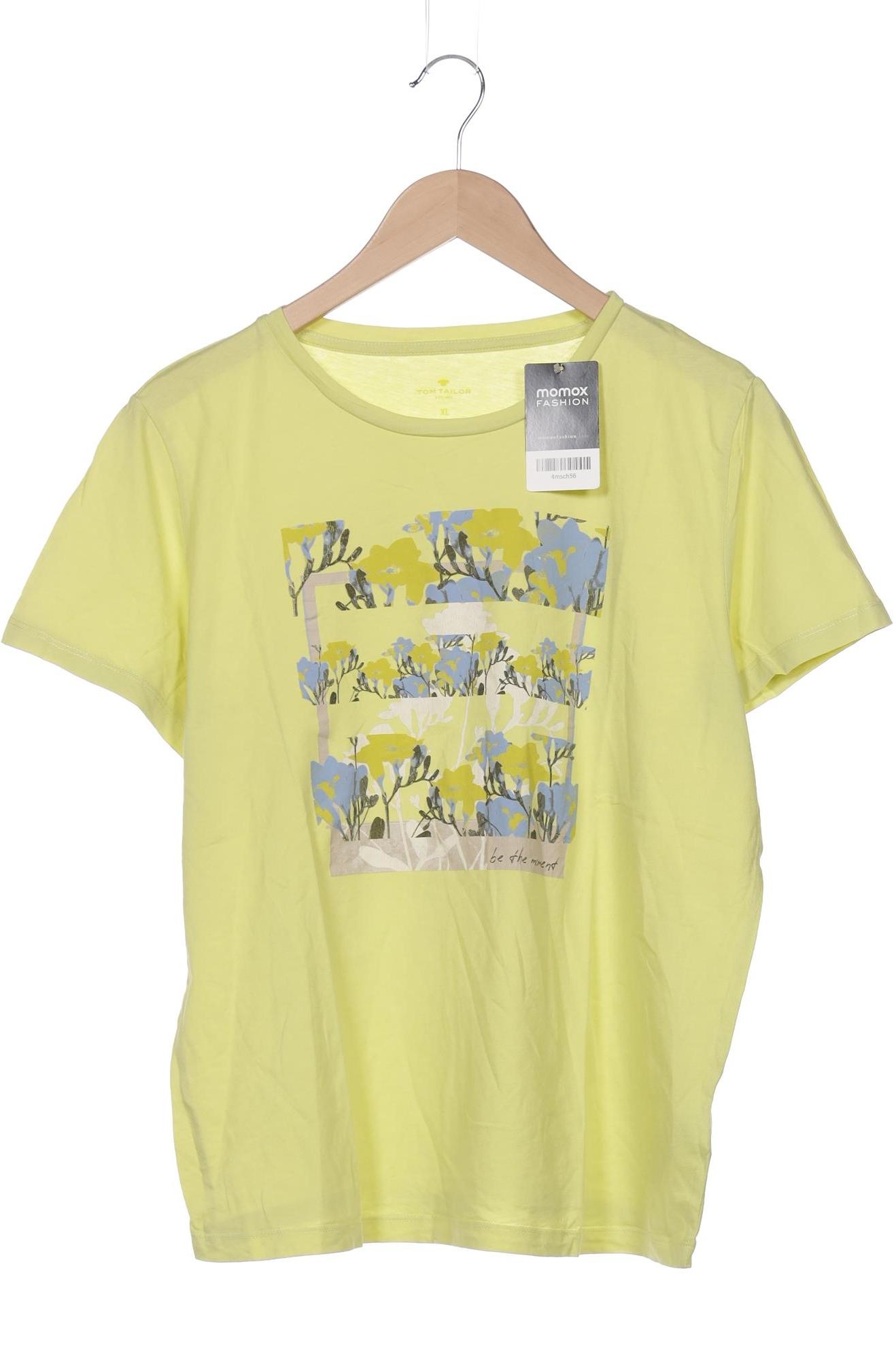

Tom Tailor Damen T-Shirt, gelb, Gr. 44