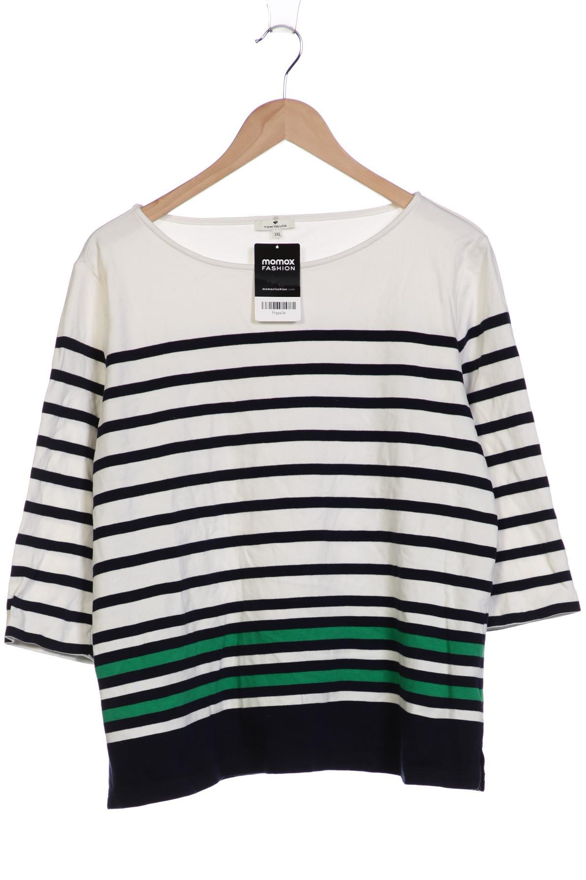 Thumbnail - Tom Tailor Damen Langarmshirt, weiß, Gr. 48