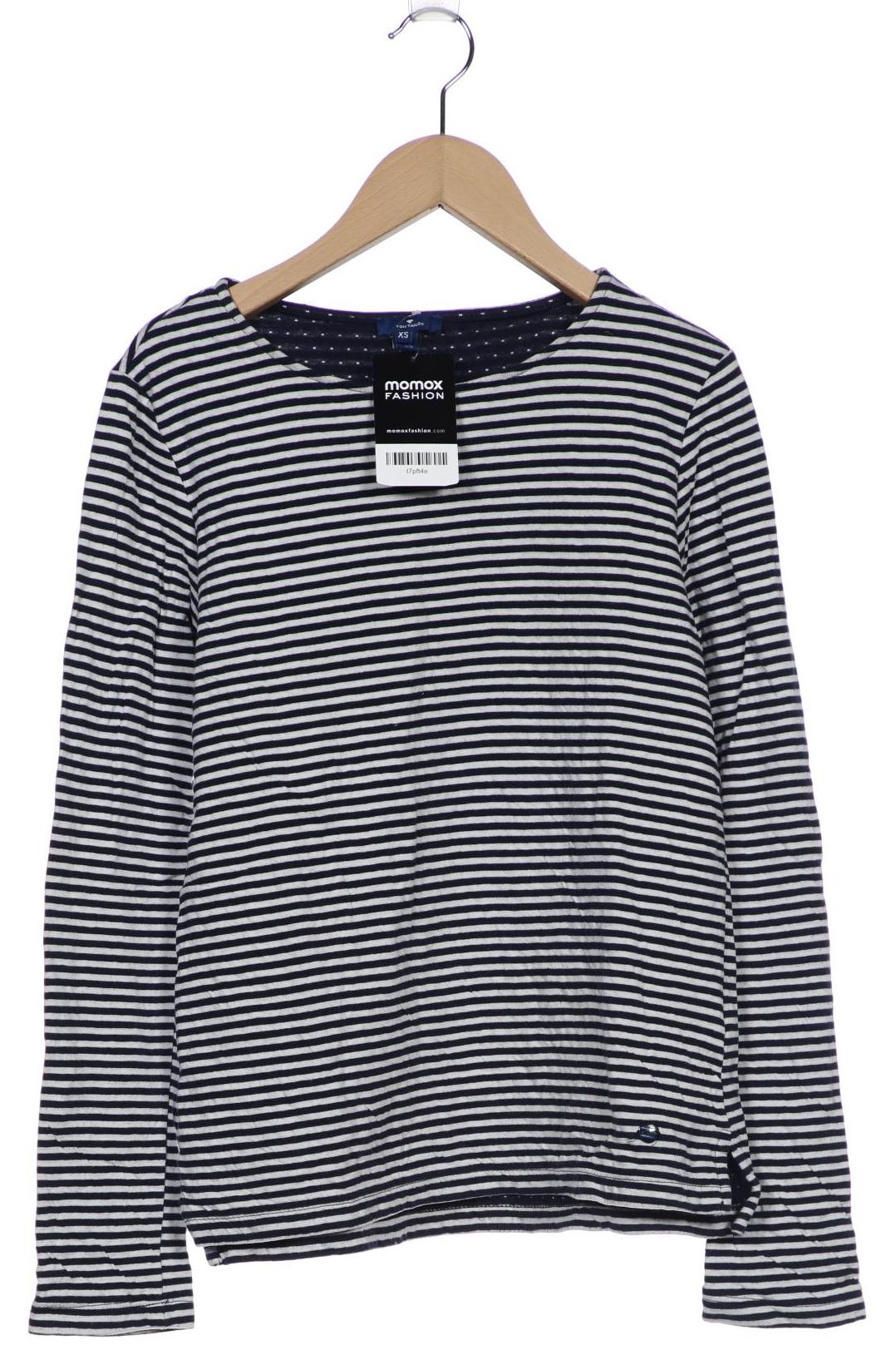 

Tom Tailor Damen Langarmshirt, marineblau