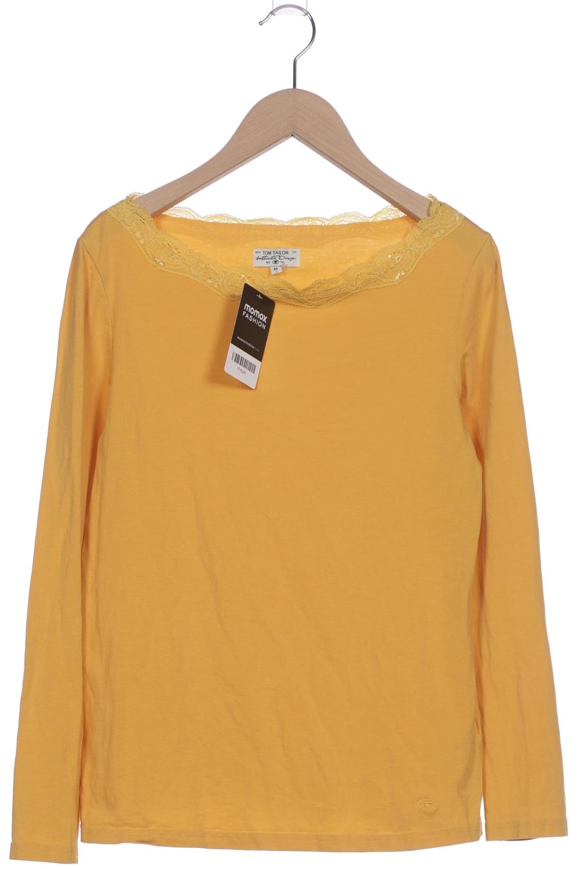 

Tom Tailor Damen Langarmshirt, gelb, Gr. 38