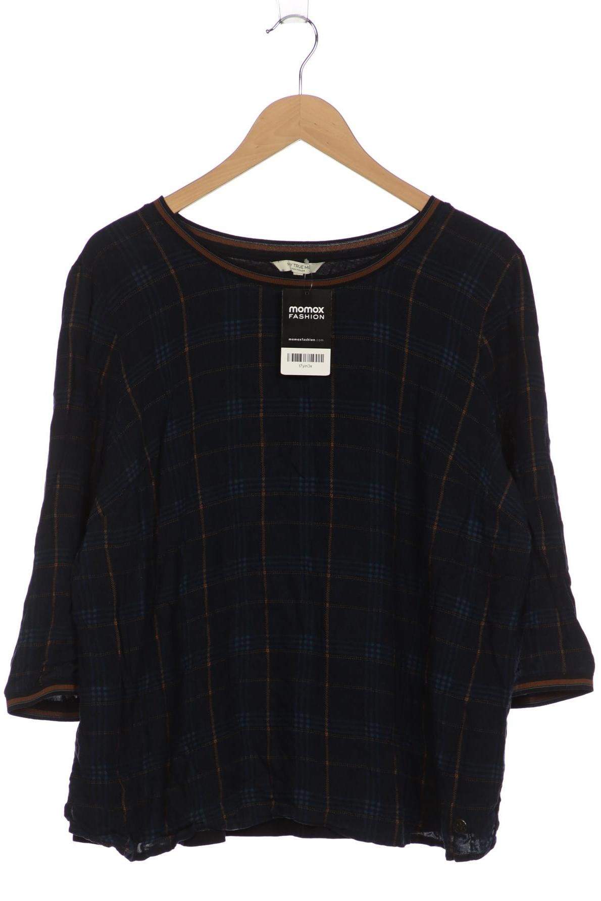 

Tom Tailor Damen Langarmshirt, marineblau, Gr. 48