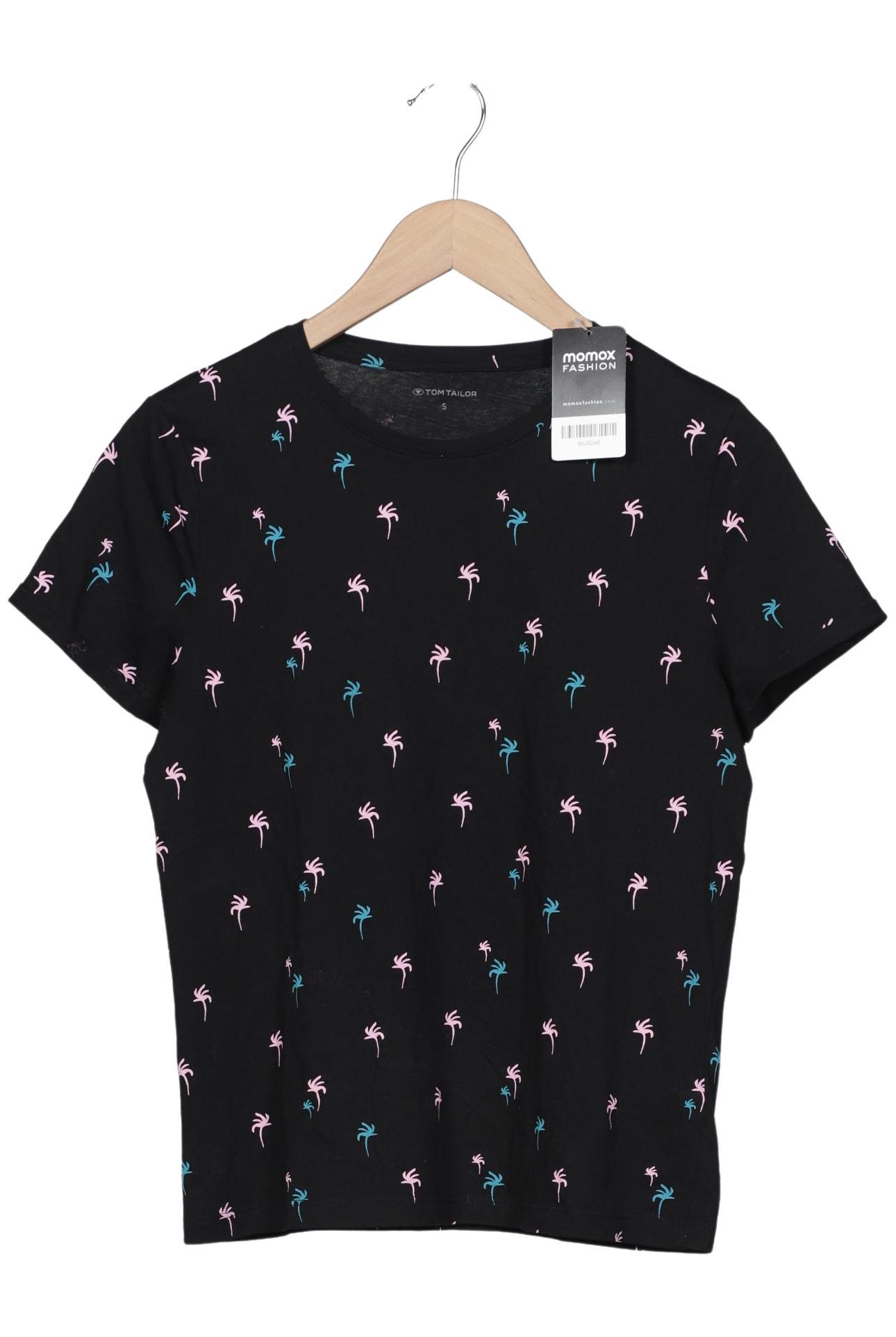 

Tom Tailor Damen T-Shirt, schwarz, Gr. 36