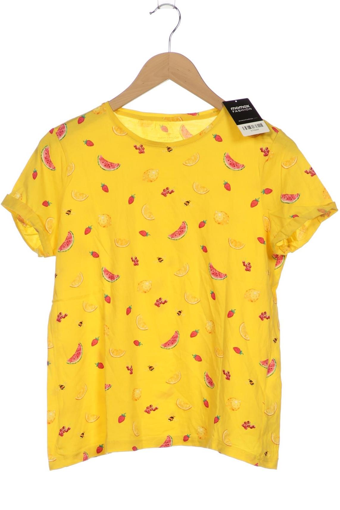 

Tom Tailor Damen T-Shirt, gelb, Gr. 38