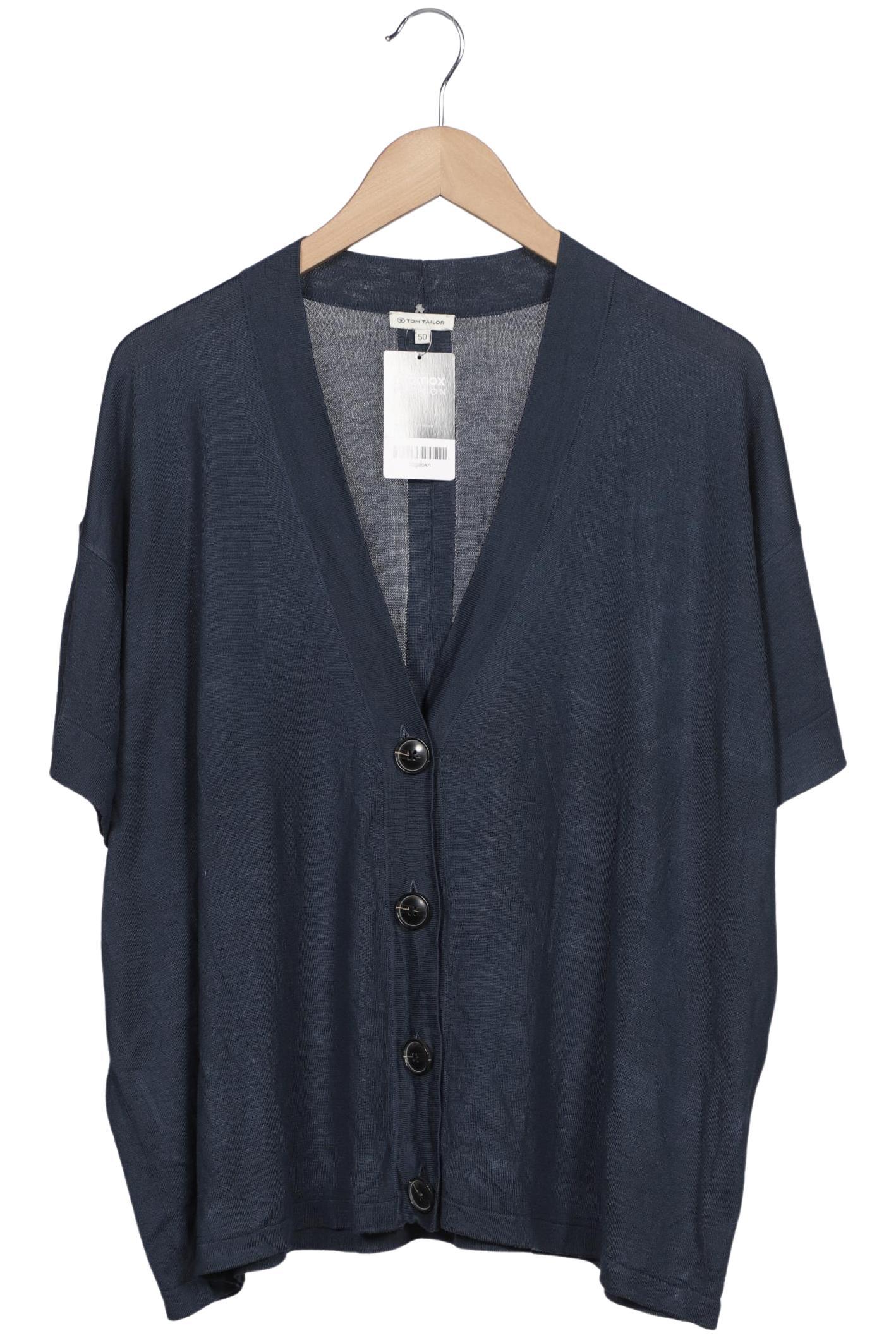 

Tom Tailor Damen Strickjacke, marineblau, Gr. 50