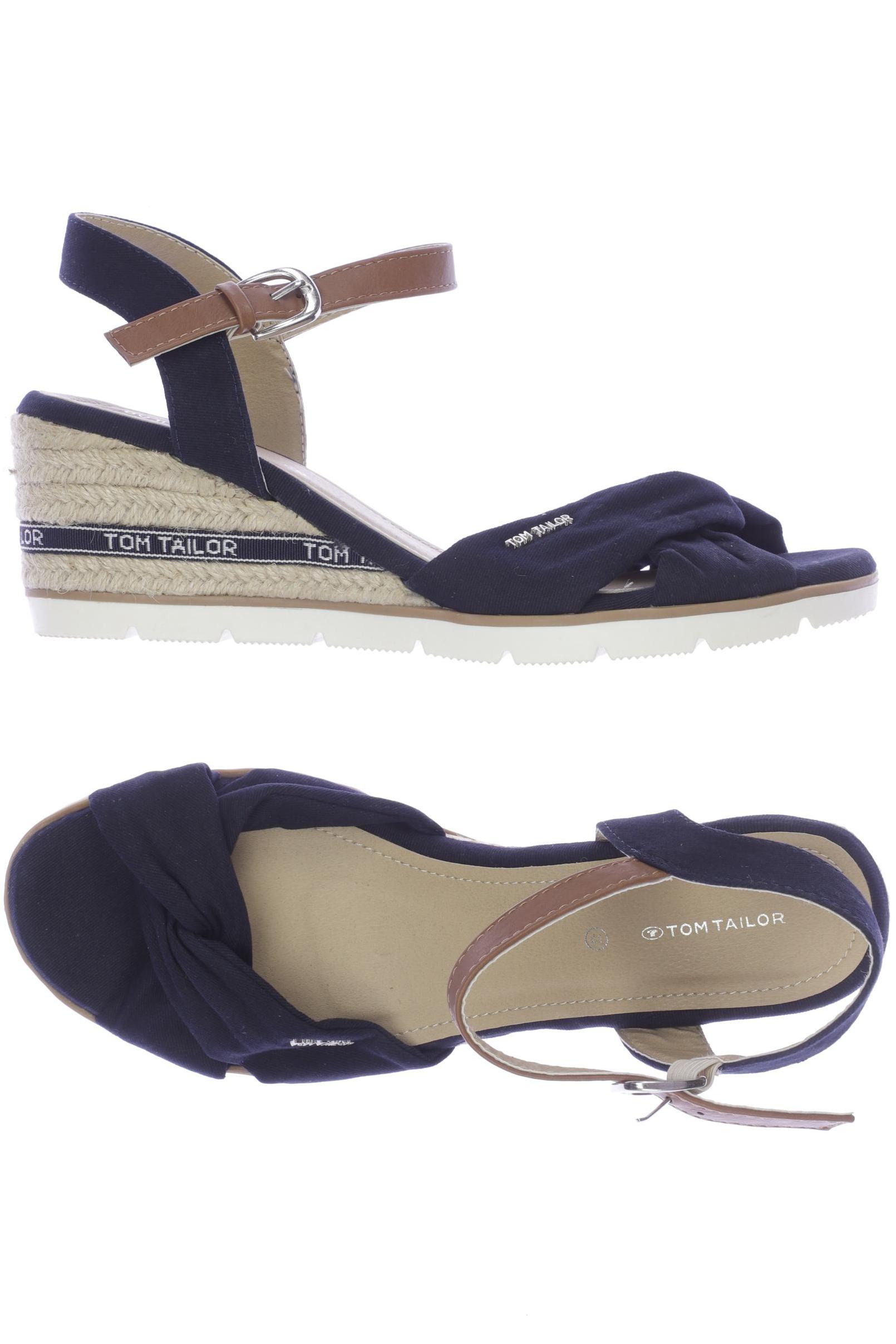 

Tom Tailor Damen Sandale, marineblau, Gr. 41