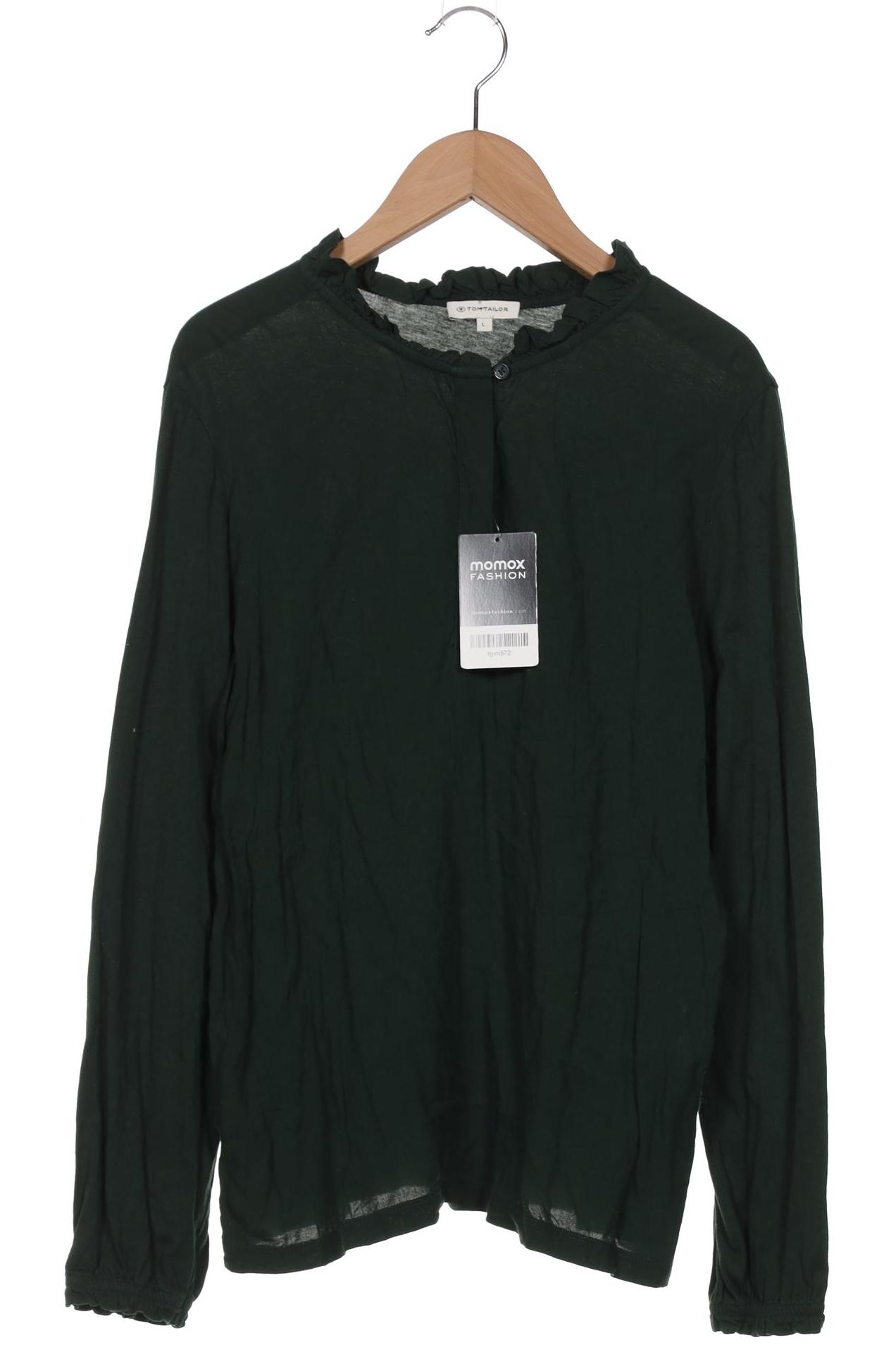 

Tom Tailor Damen Langarmshirt, grün, Gr. 42