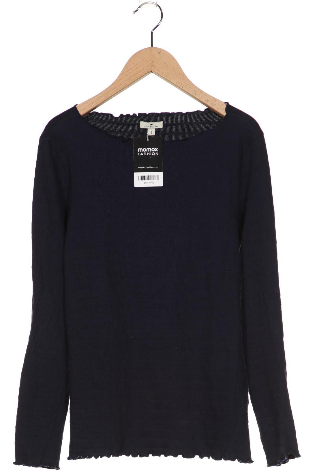 

Tom Tailor Damen Langarmshirt, marineblau