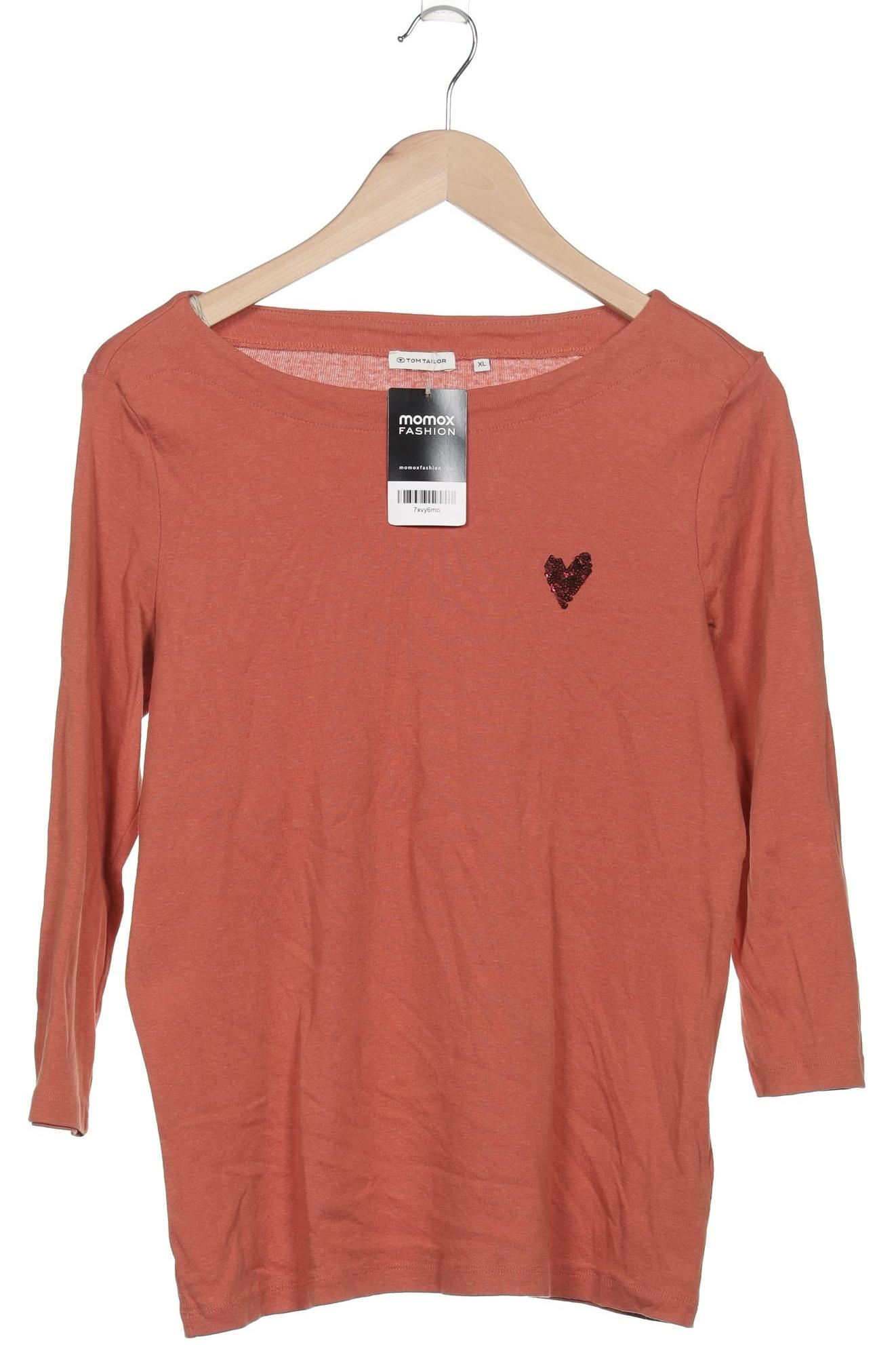 

Tom Tailor Damen Langarmshirt, orange, Gr. 44